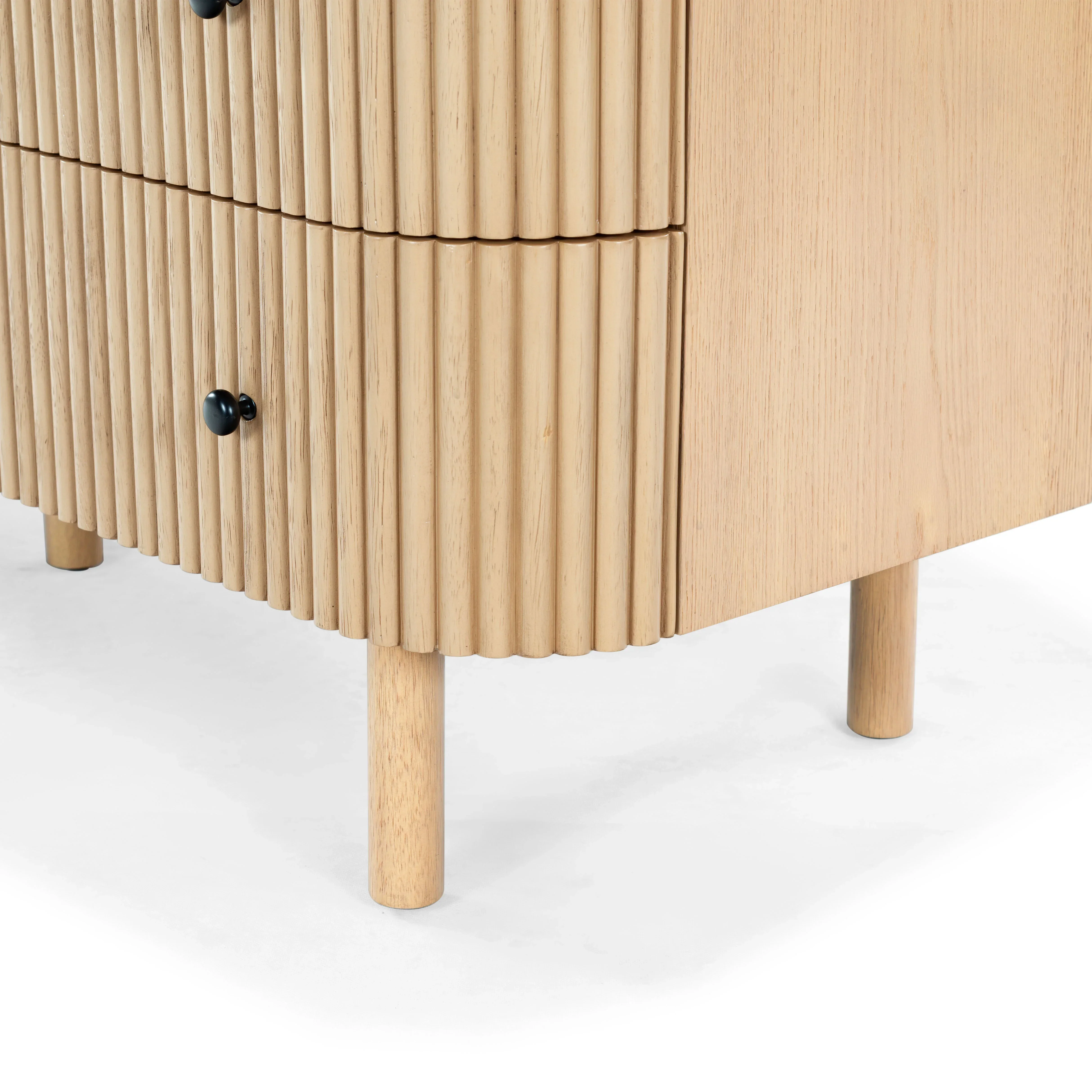 Shelbie 6 Drawer Reeded Dresser - Image 33