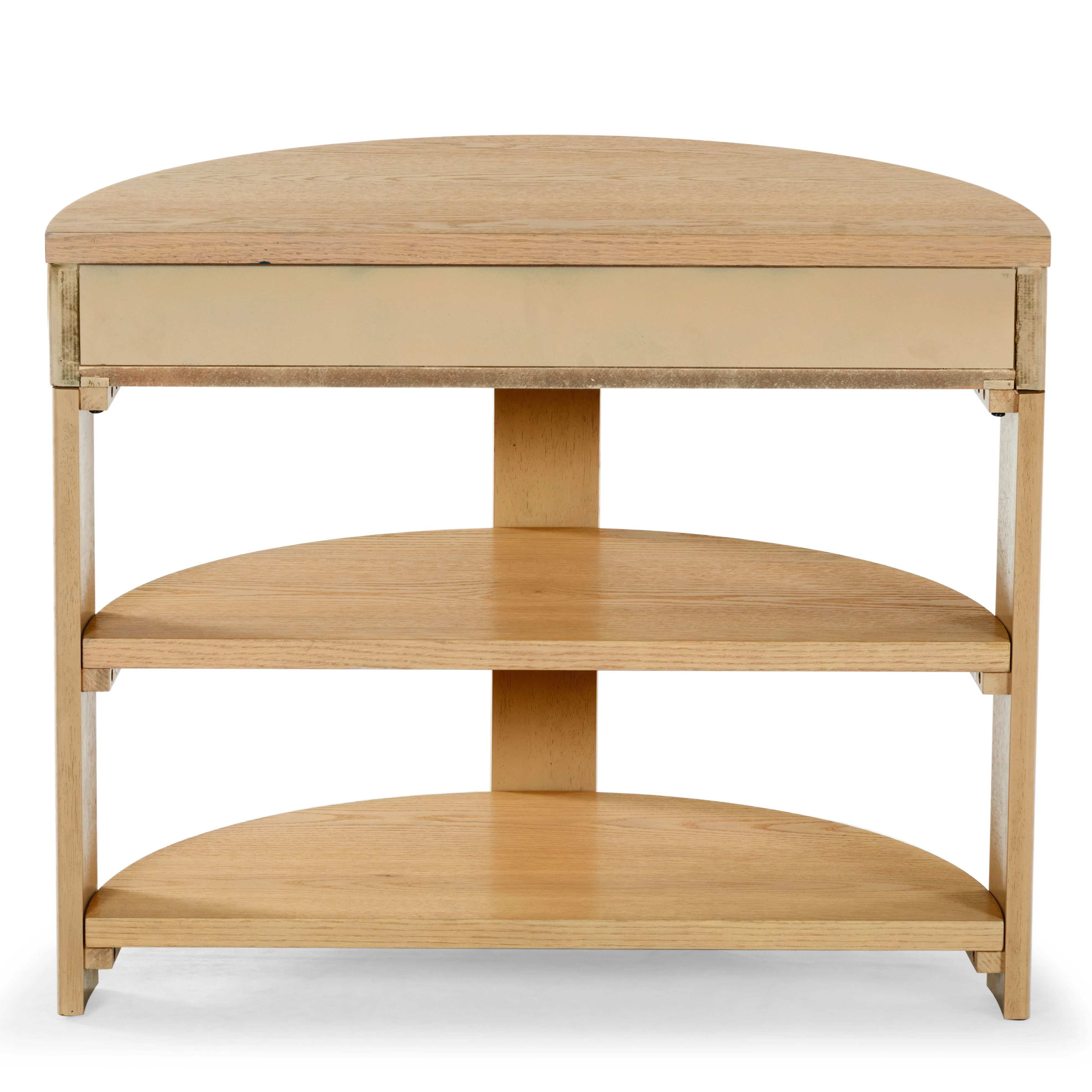 Shelbie Reeded Half Moon Console Table - Image 10