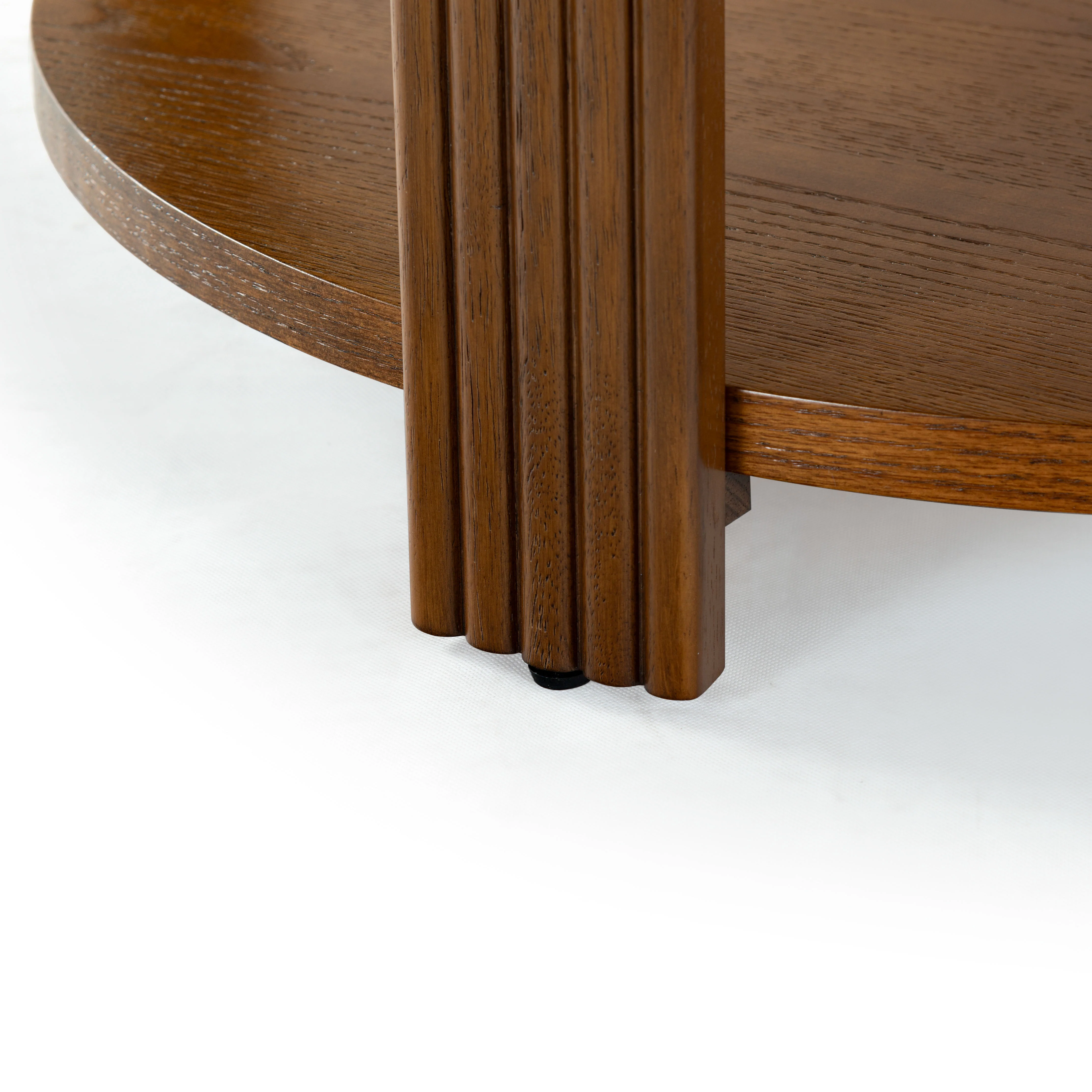 Shelbie Reeded Half Moon Console Table - Image 14