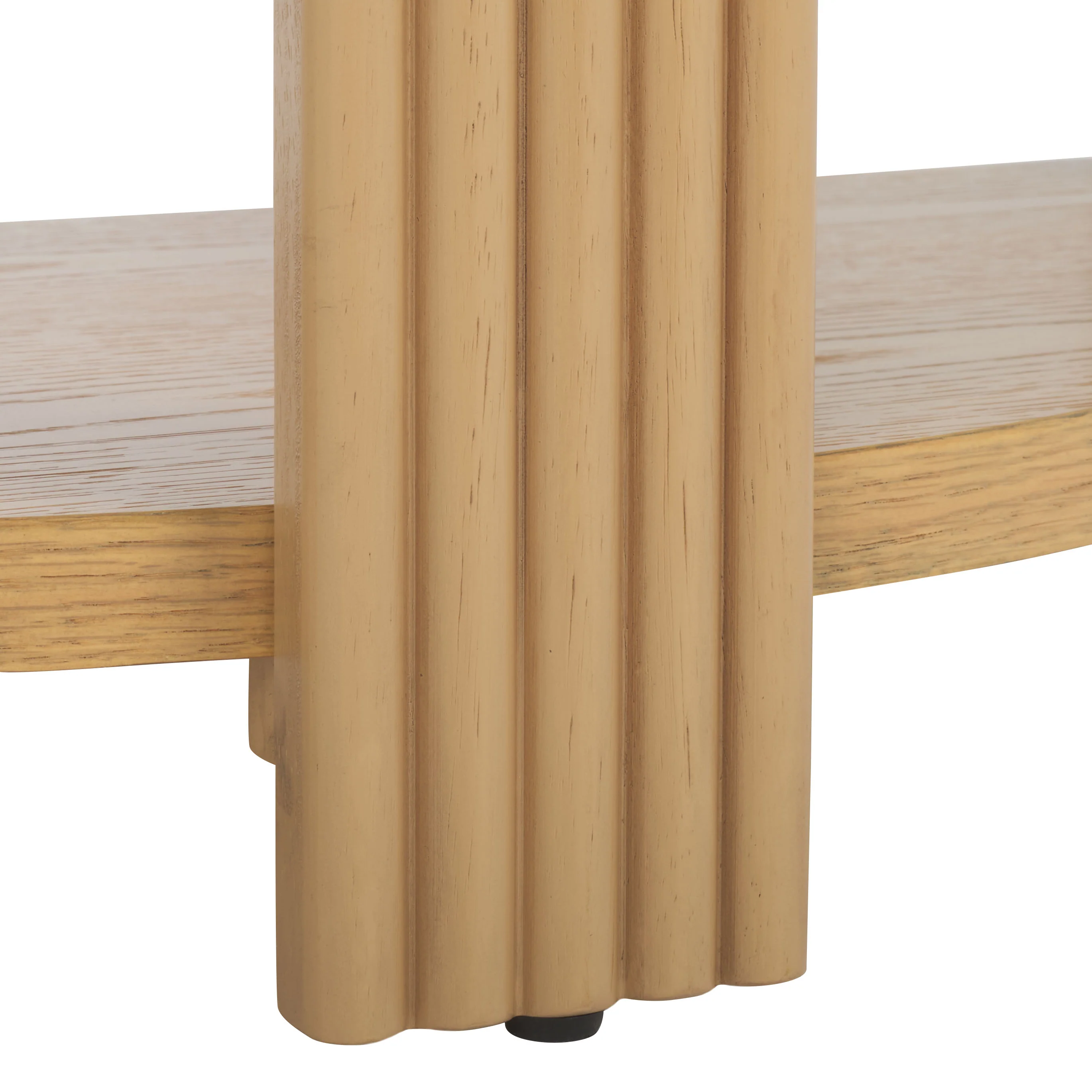 Shelbie Reeded Half Moon Console Table - Image 32