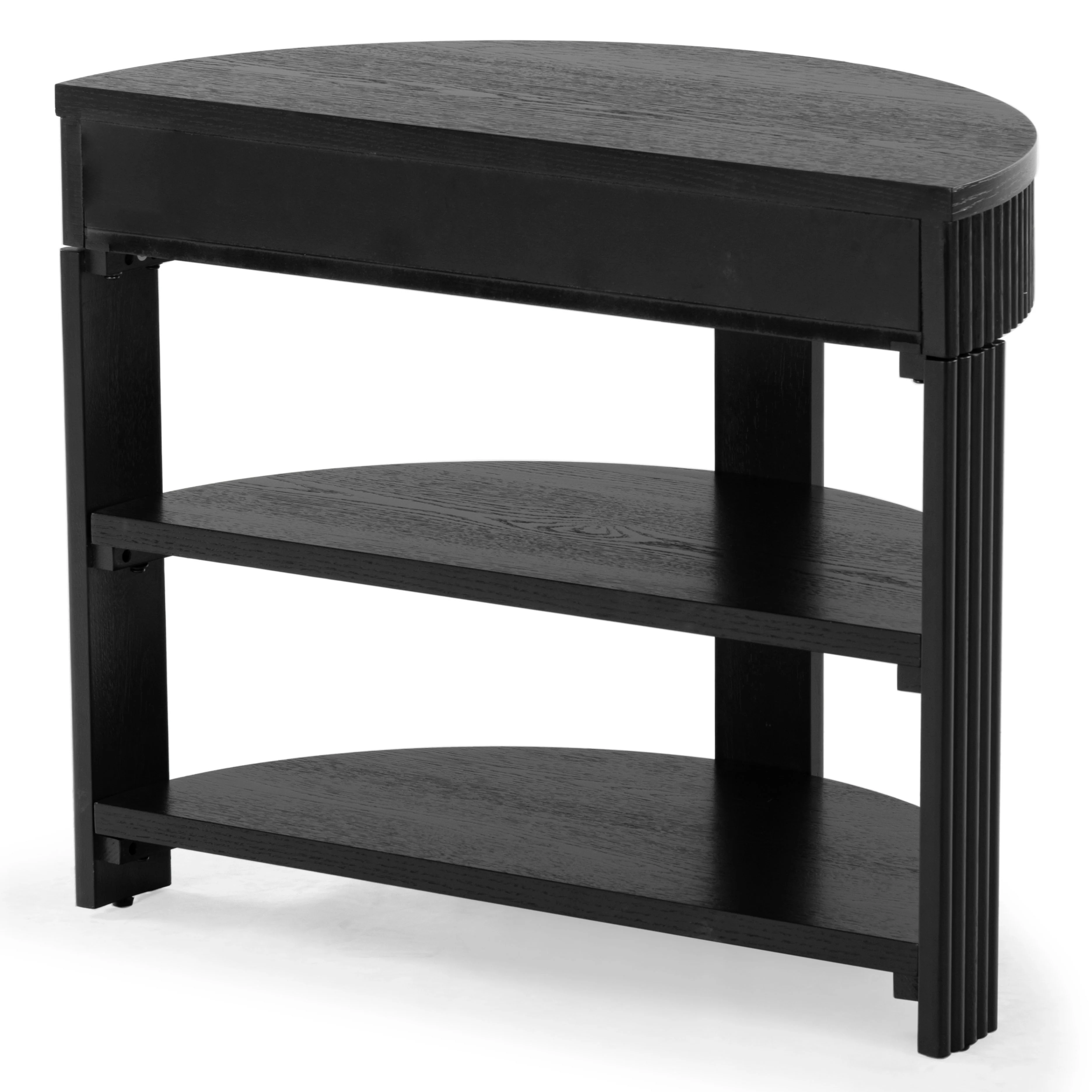 Shelbie Reeded Half Moon Console Table - Image 39