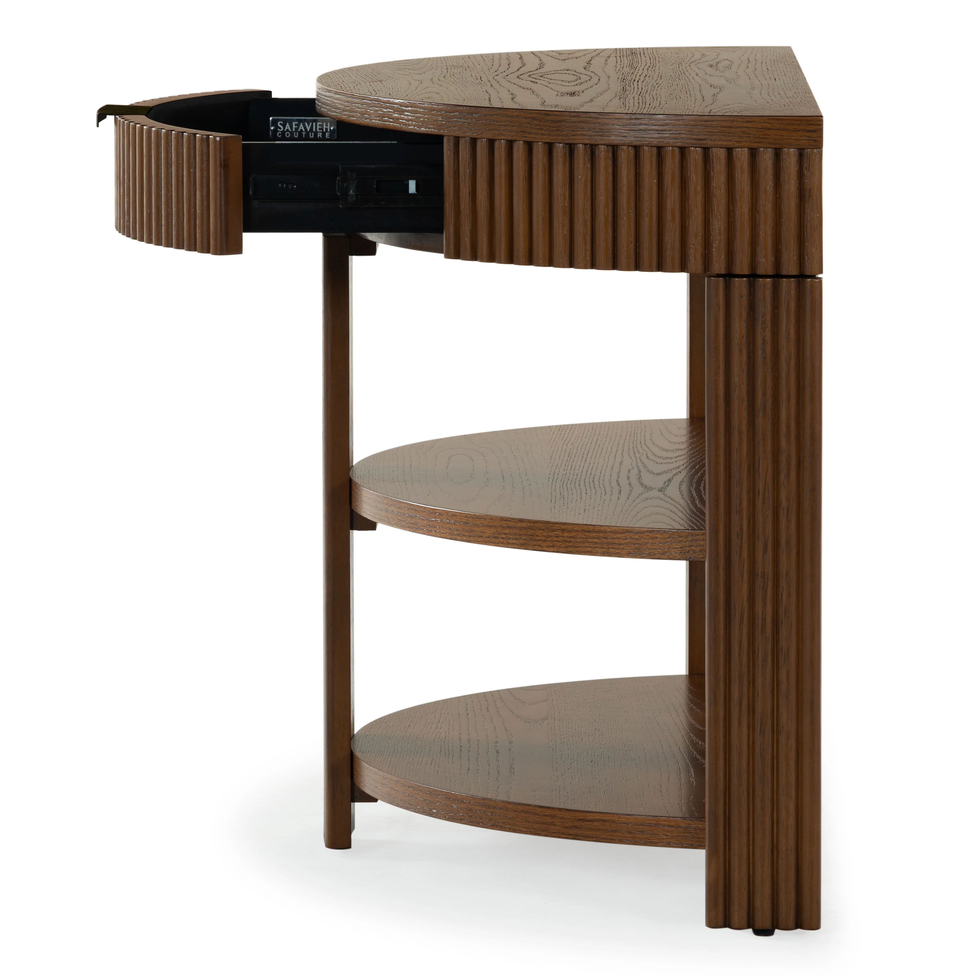 Shelbie Reeded Half Moon Console Table - Image 48