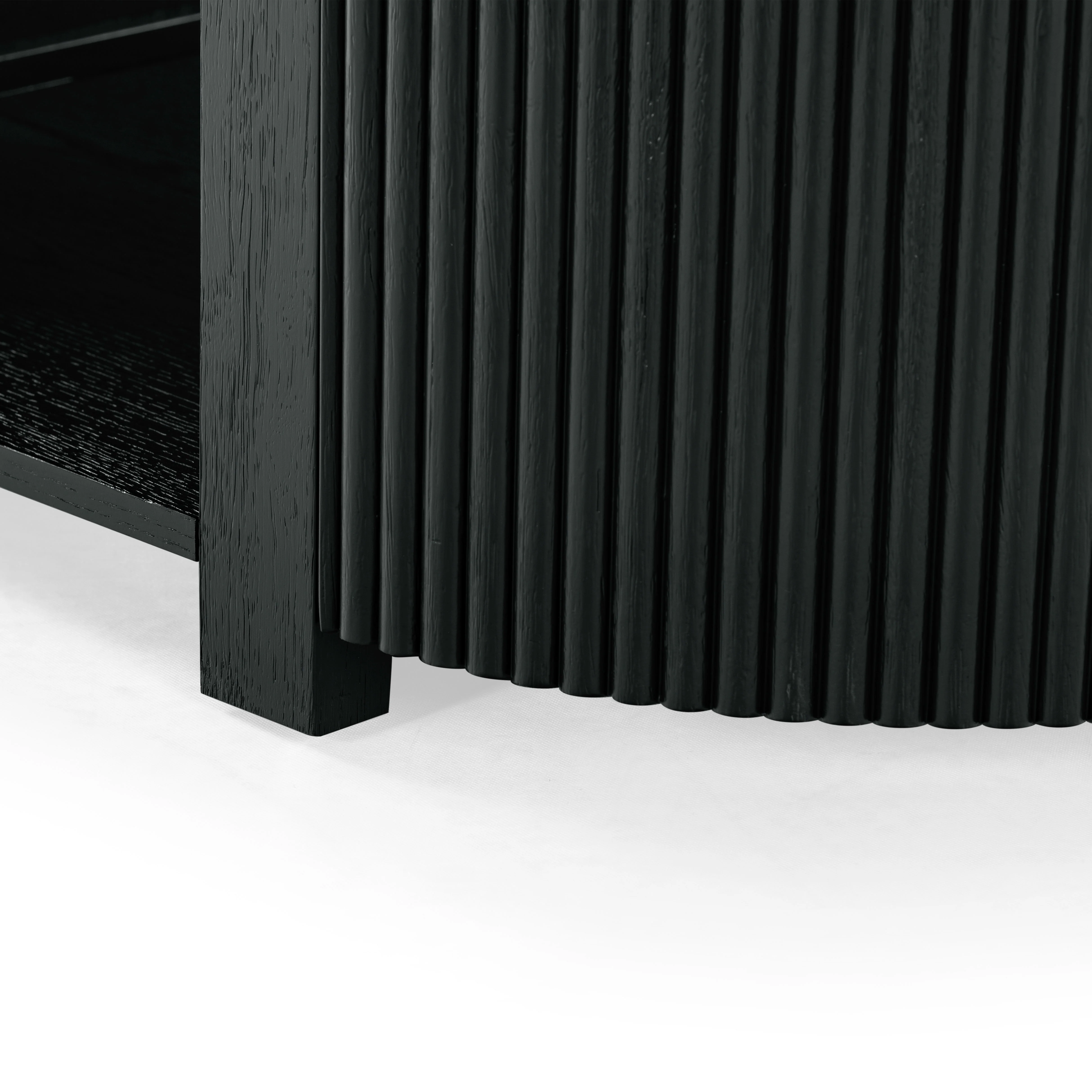 Shelbie Reeded Oval Coffee Table - Image 5
