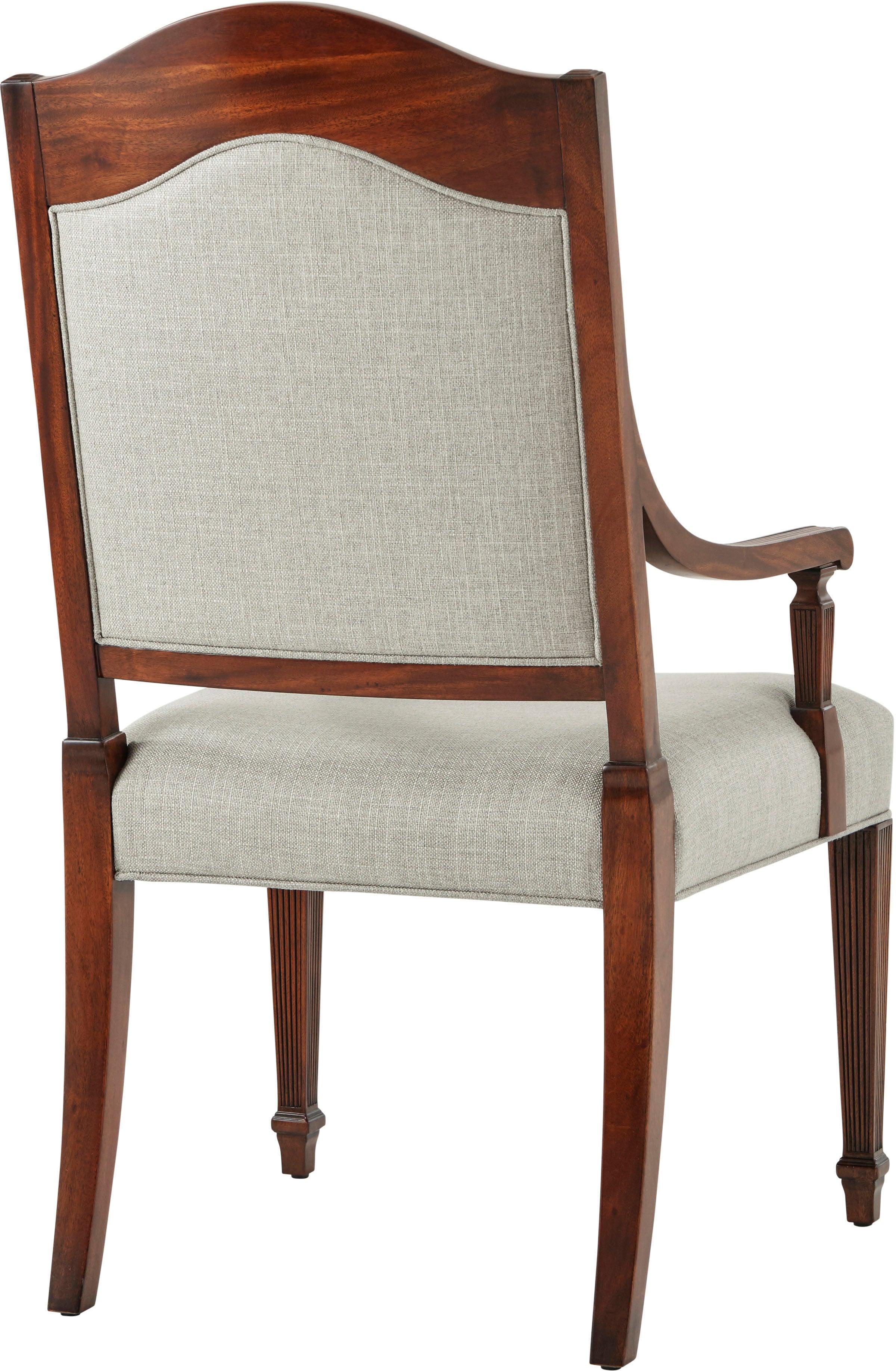 Sheraton's Satinwood Armchair - Set Of 2 - Image 2