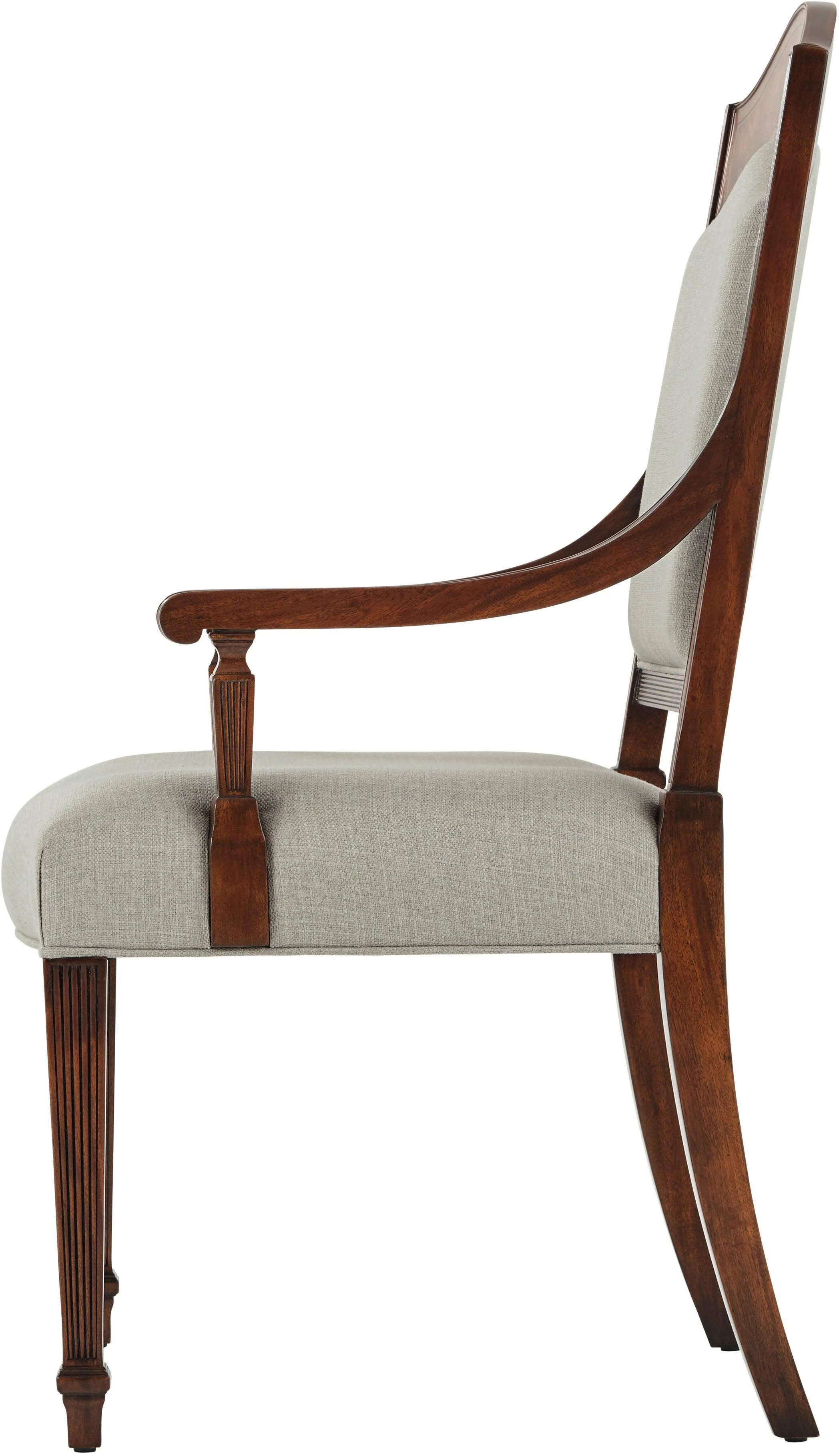Sheraton's Satinwood Armchair - Set Of 2 - Image 3