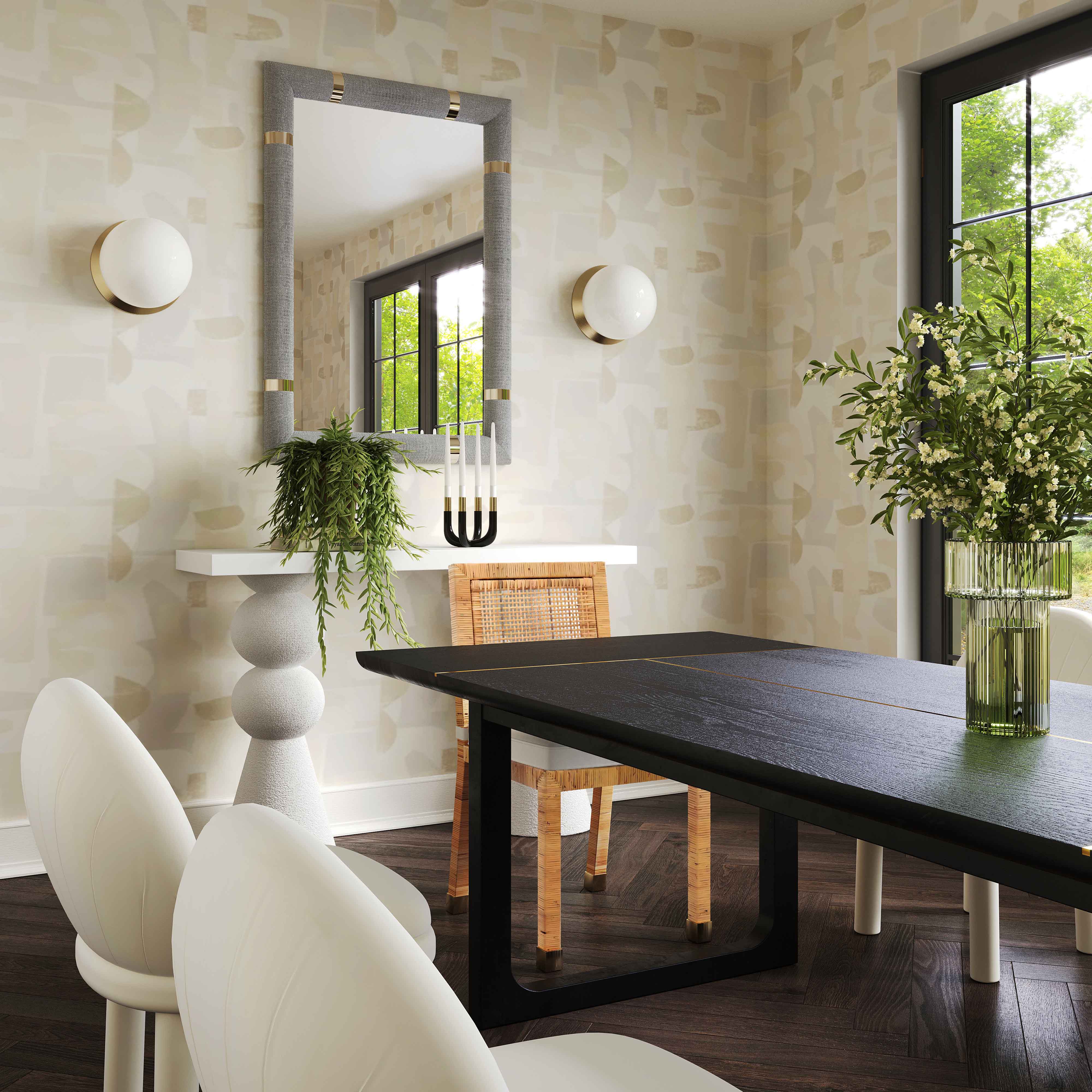 Shiloh Black Ash Rectangular Dining Table - Image 2