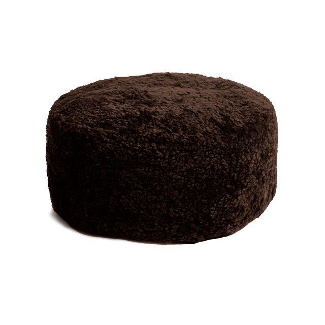 Shorn Curly Sheepskin Ottoman - Image 5