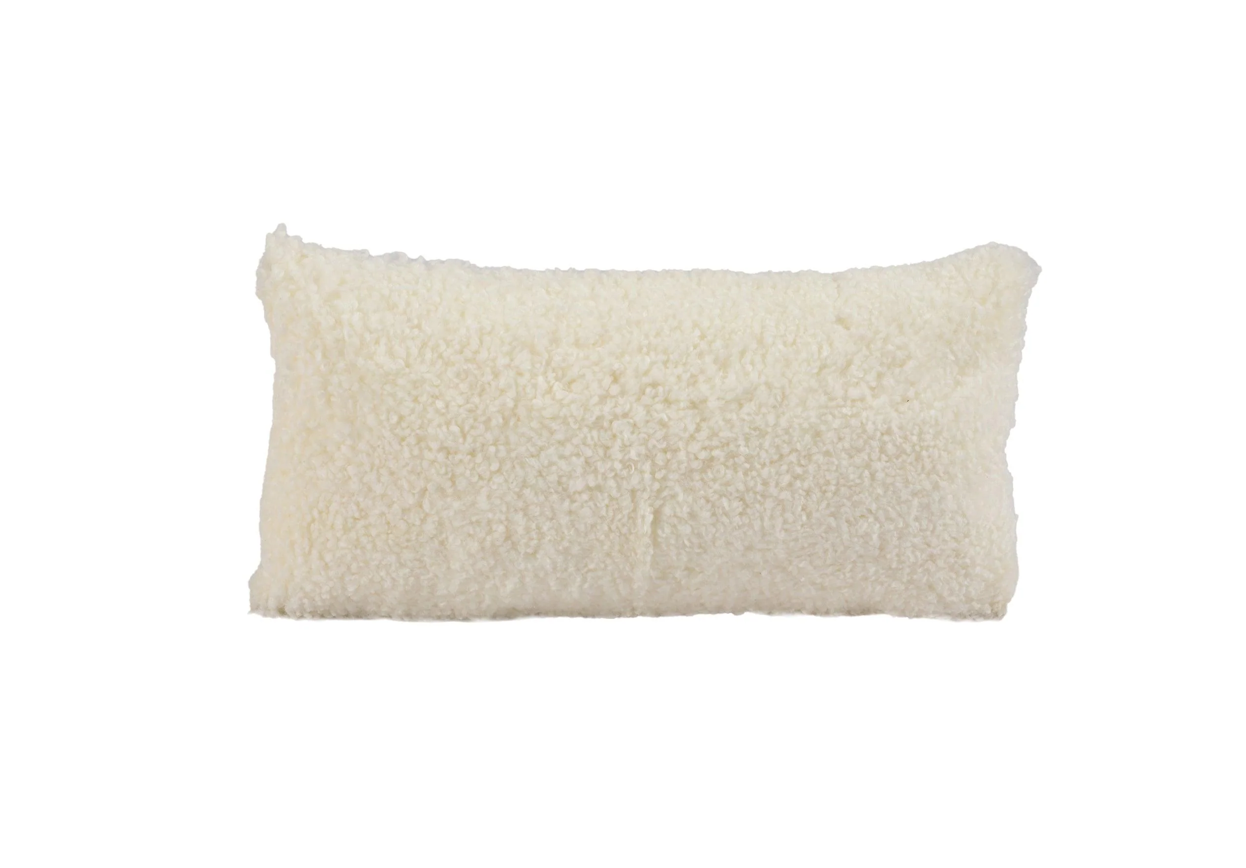 Shortwool Curly Sheepskin Lumbar Cushion - Image 10