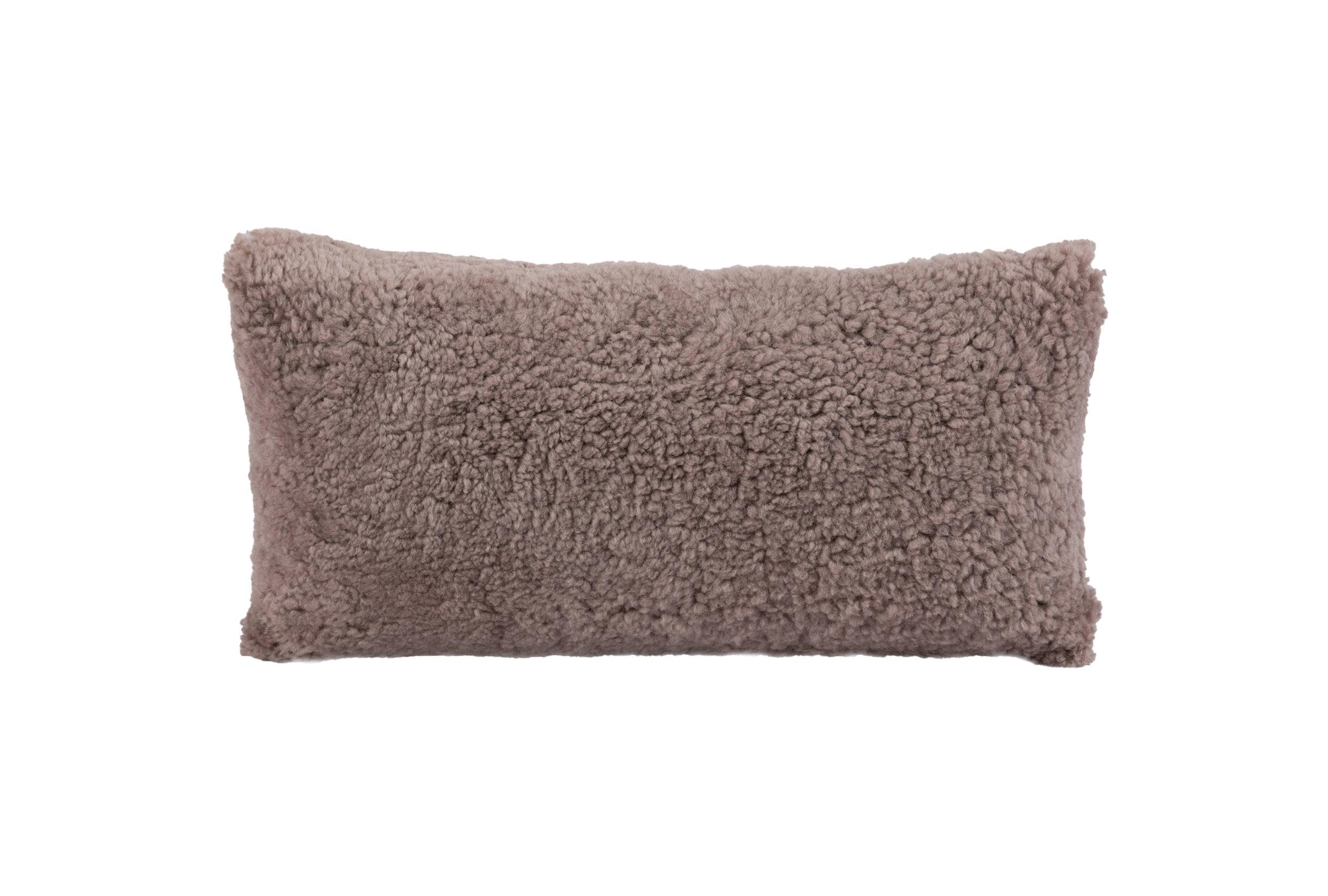 Shortwool Curly Sheepskin Lumbar Cushion - Image 3
