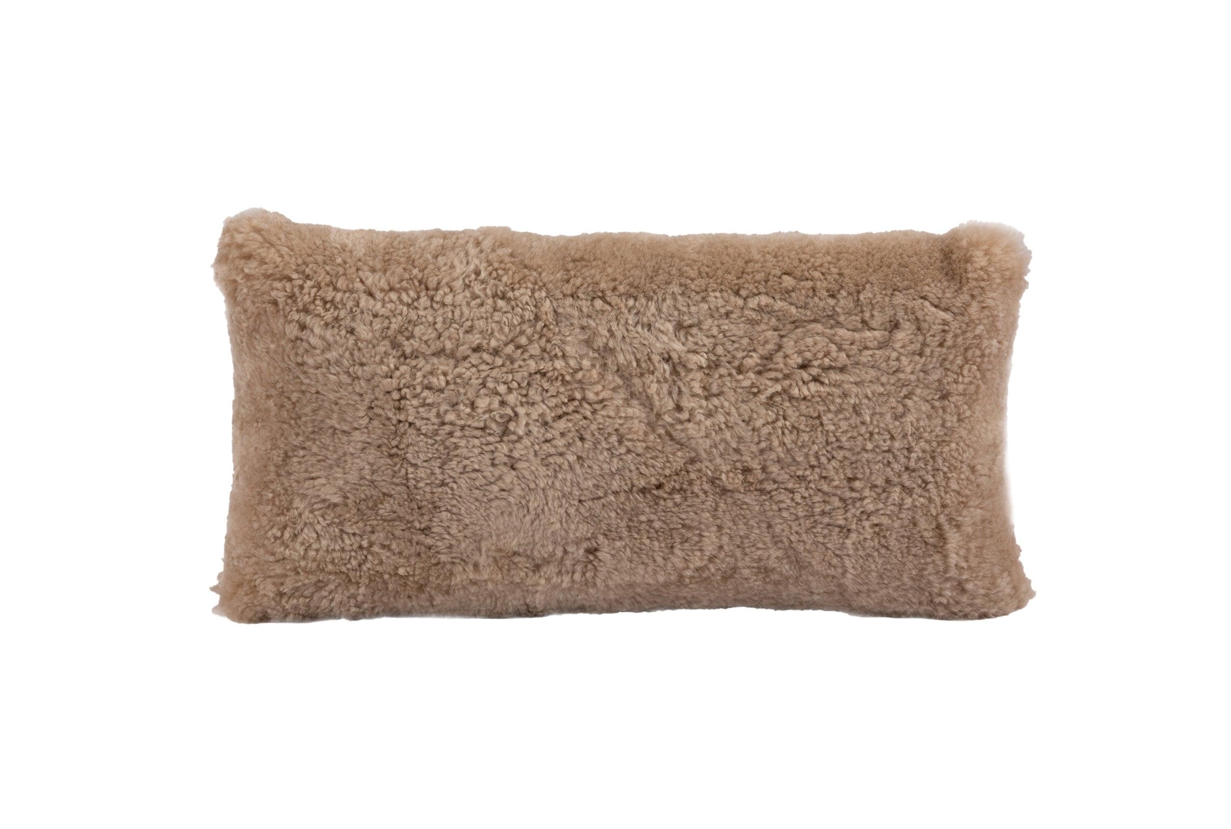 Shortwool Curly Sheepskin Lumbar Cushion - Image 7