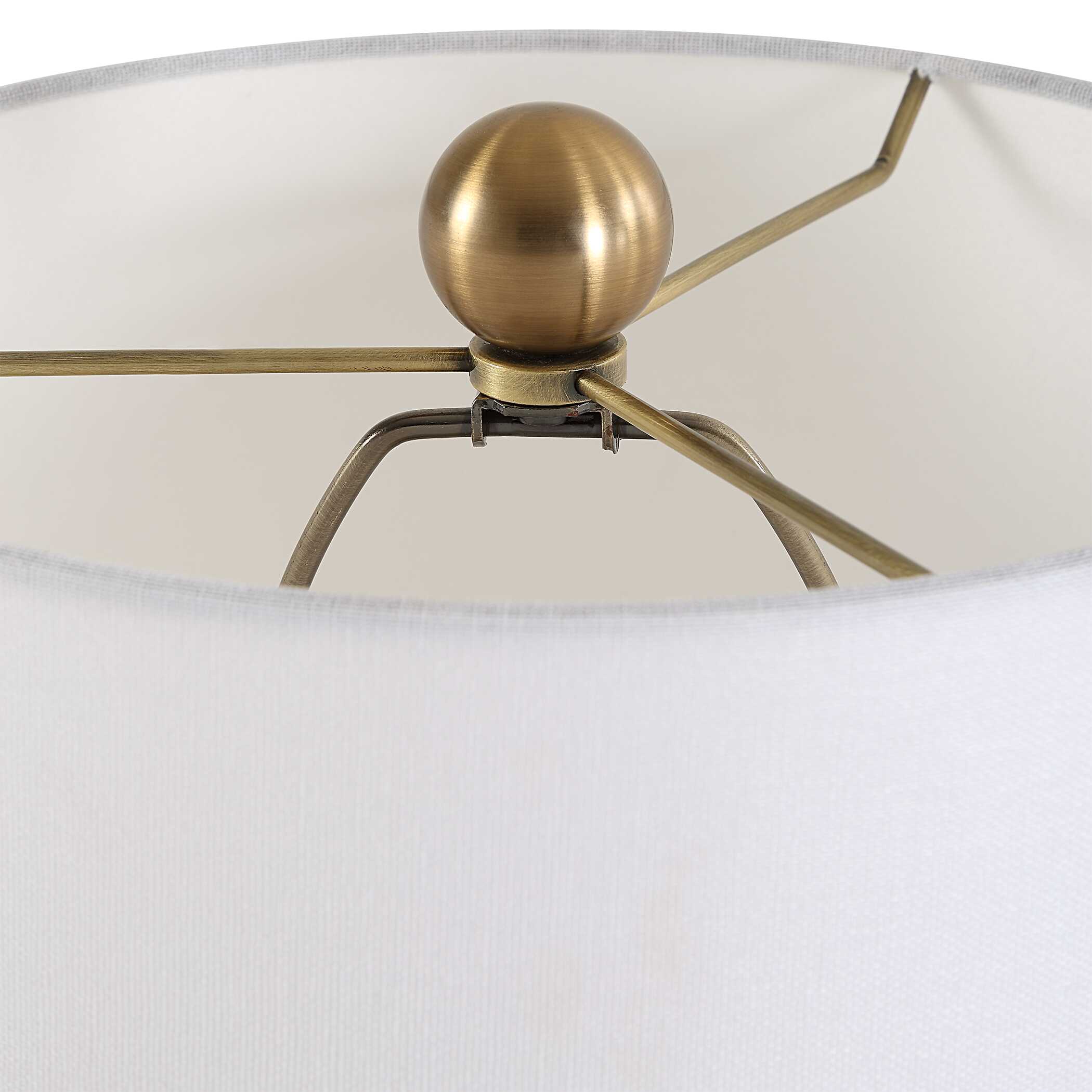Sienna Caramel Glass Buffet Lamp - Image 6