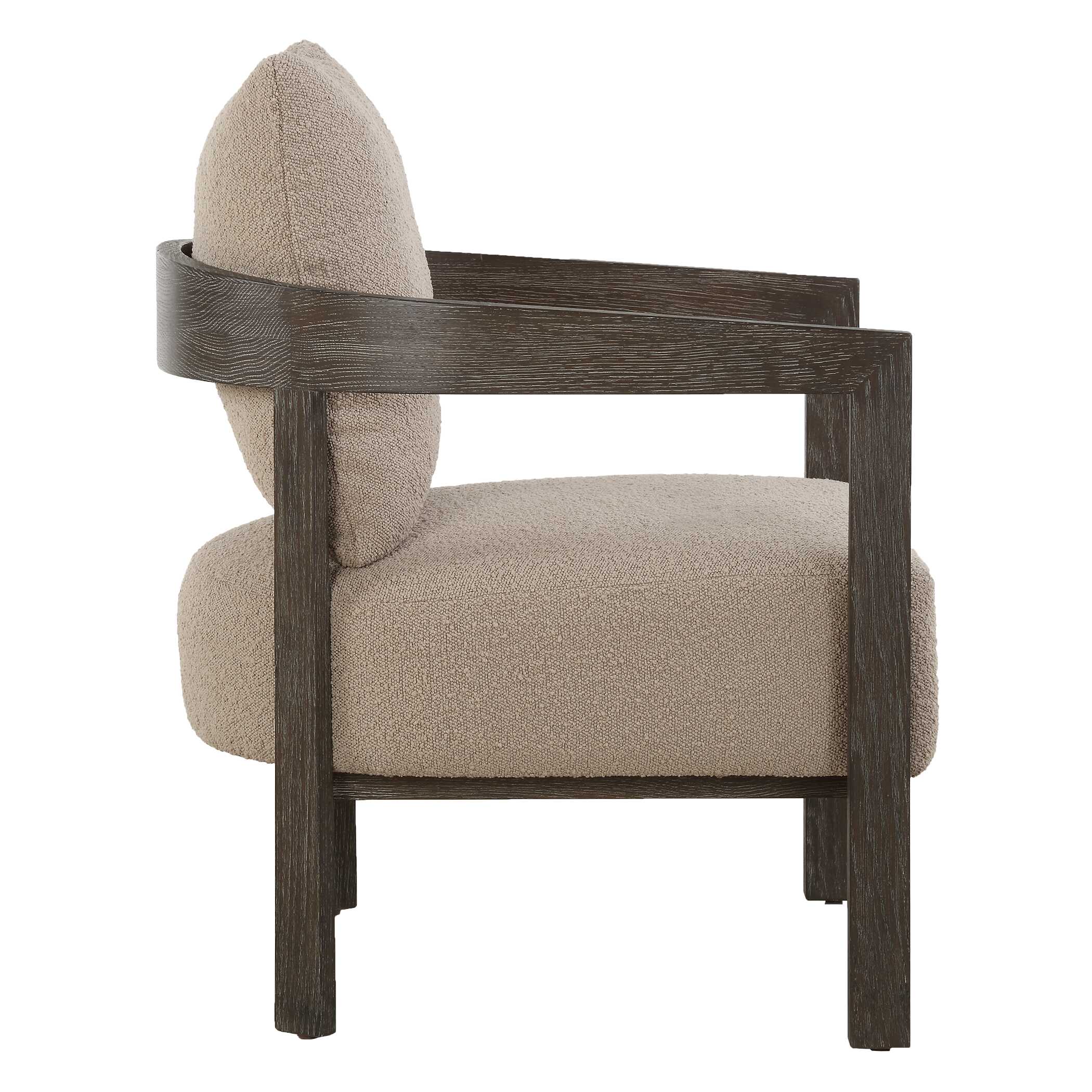 Sienna Sand Fabric Accent Chair - Image 5