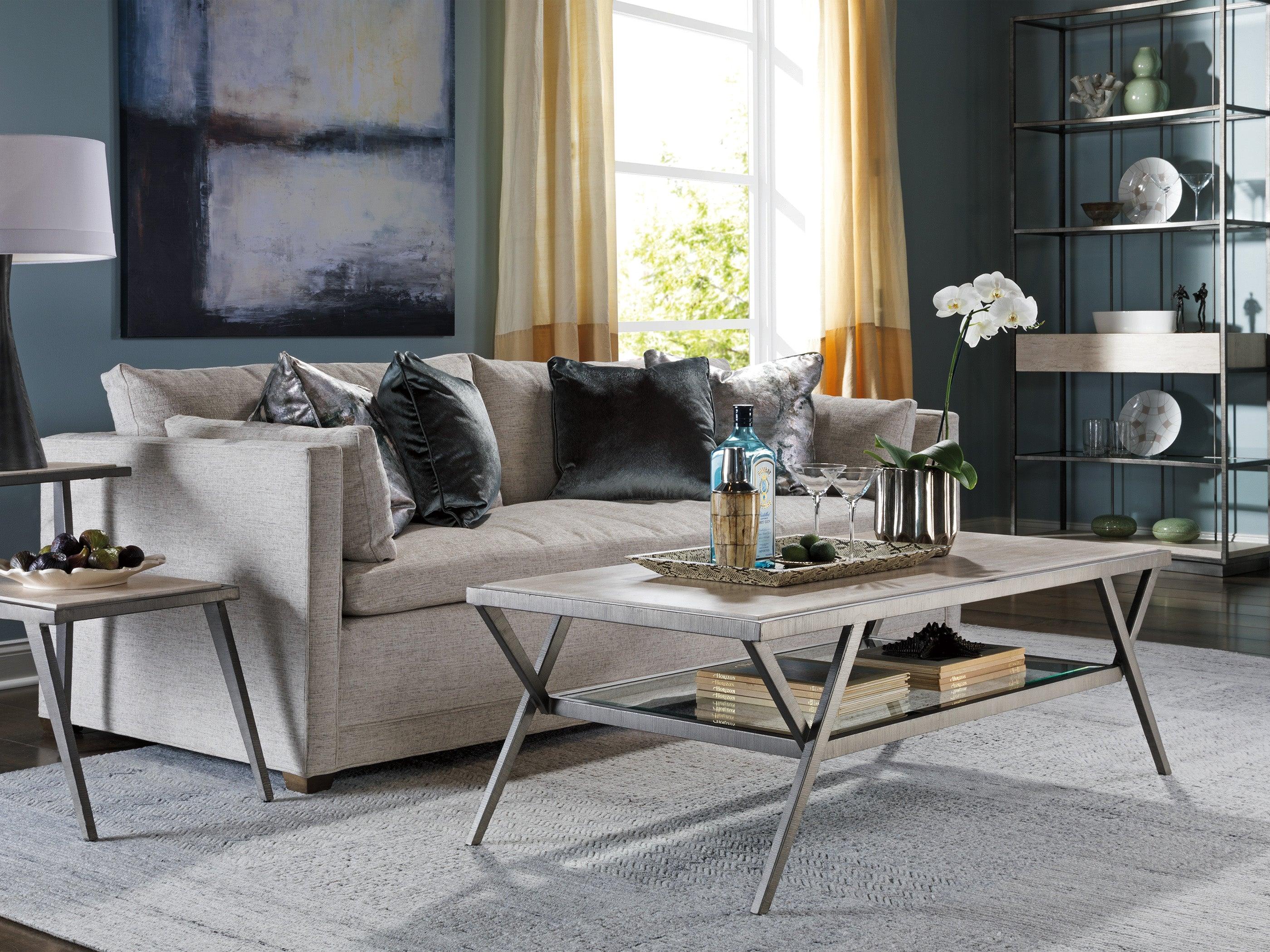 Signature Designs Adamo Silver Gray Cocktail Table - Image 2