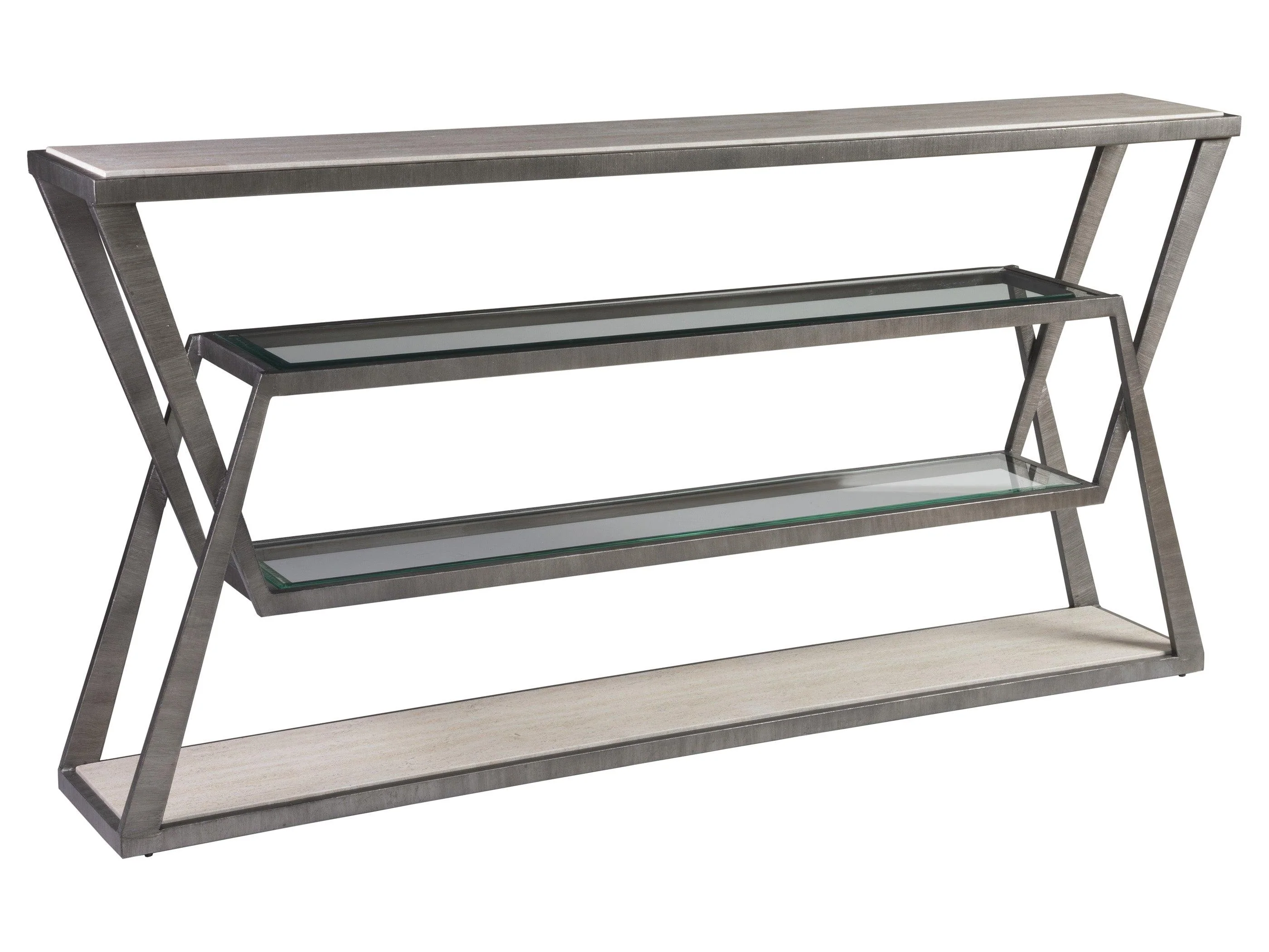 Signature Designs Adamo Silver Gray Console