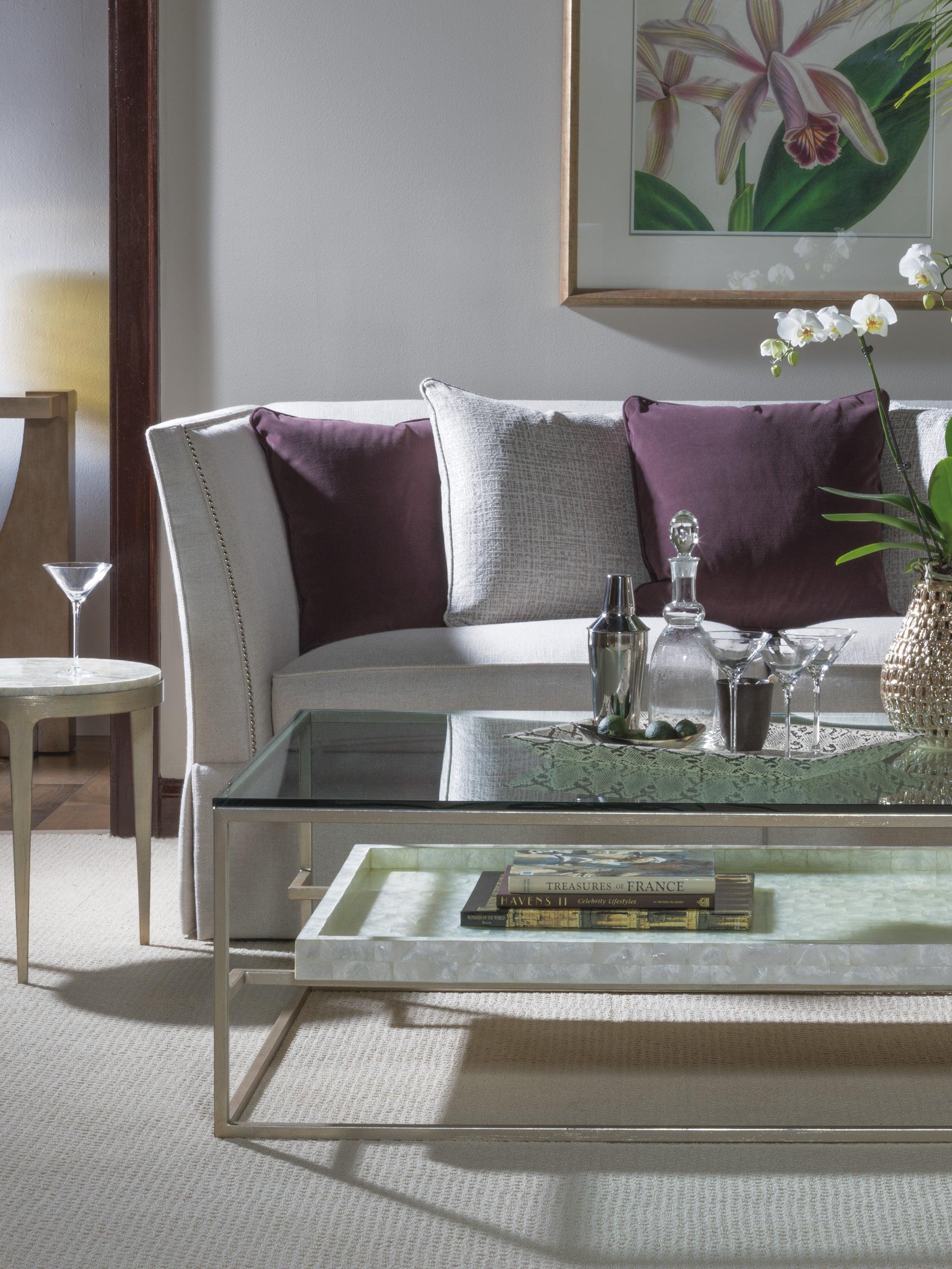 Signature Designs Cumulus Capiz Large Rectangular Cocktail Table - Image 4