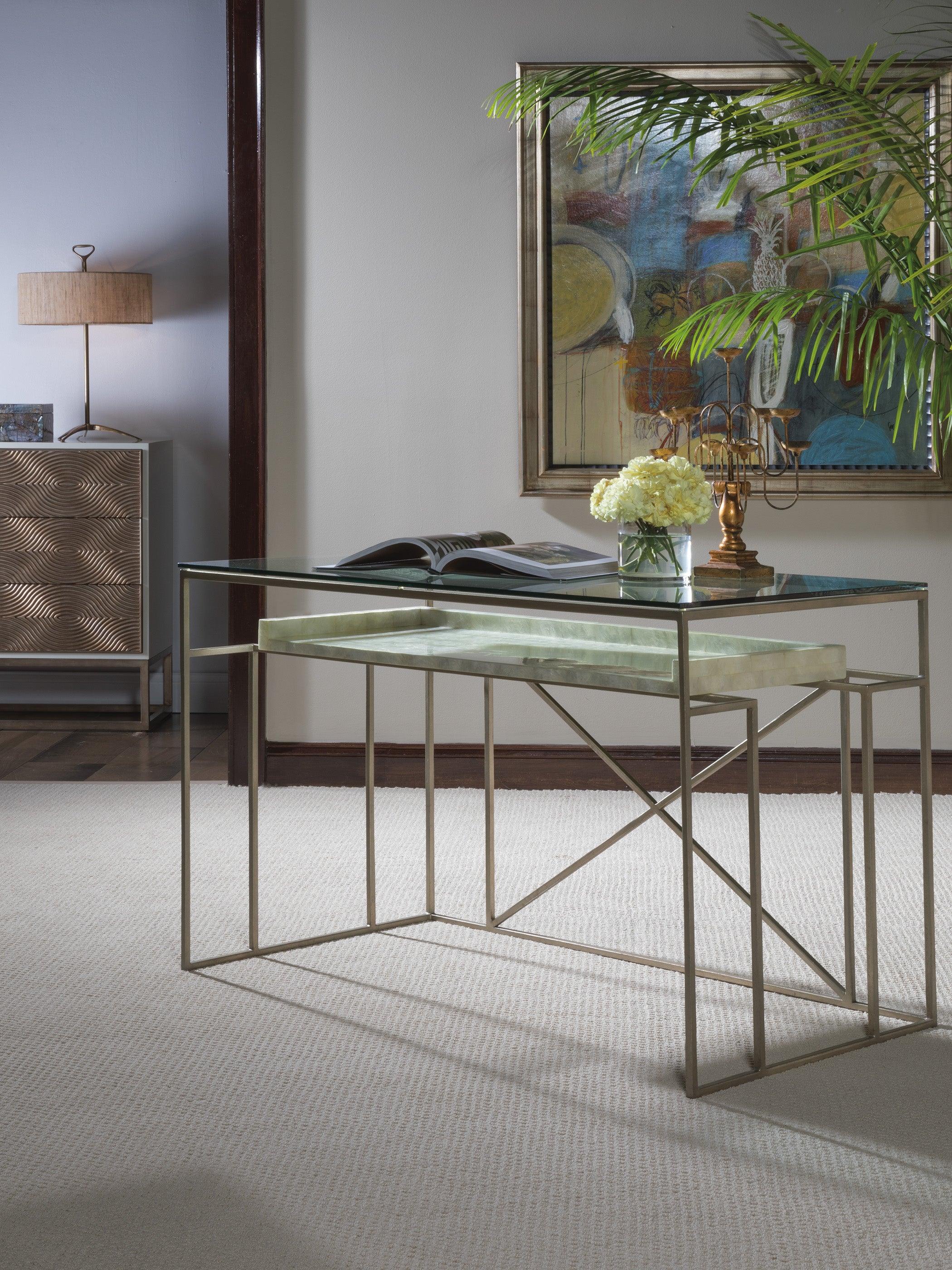 Signature Designs Cumulus Capiz Writing Table - Image 2