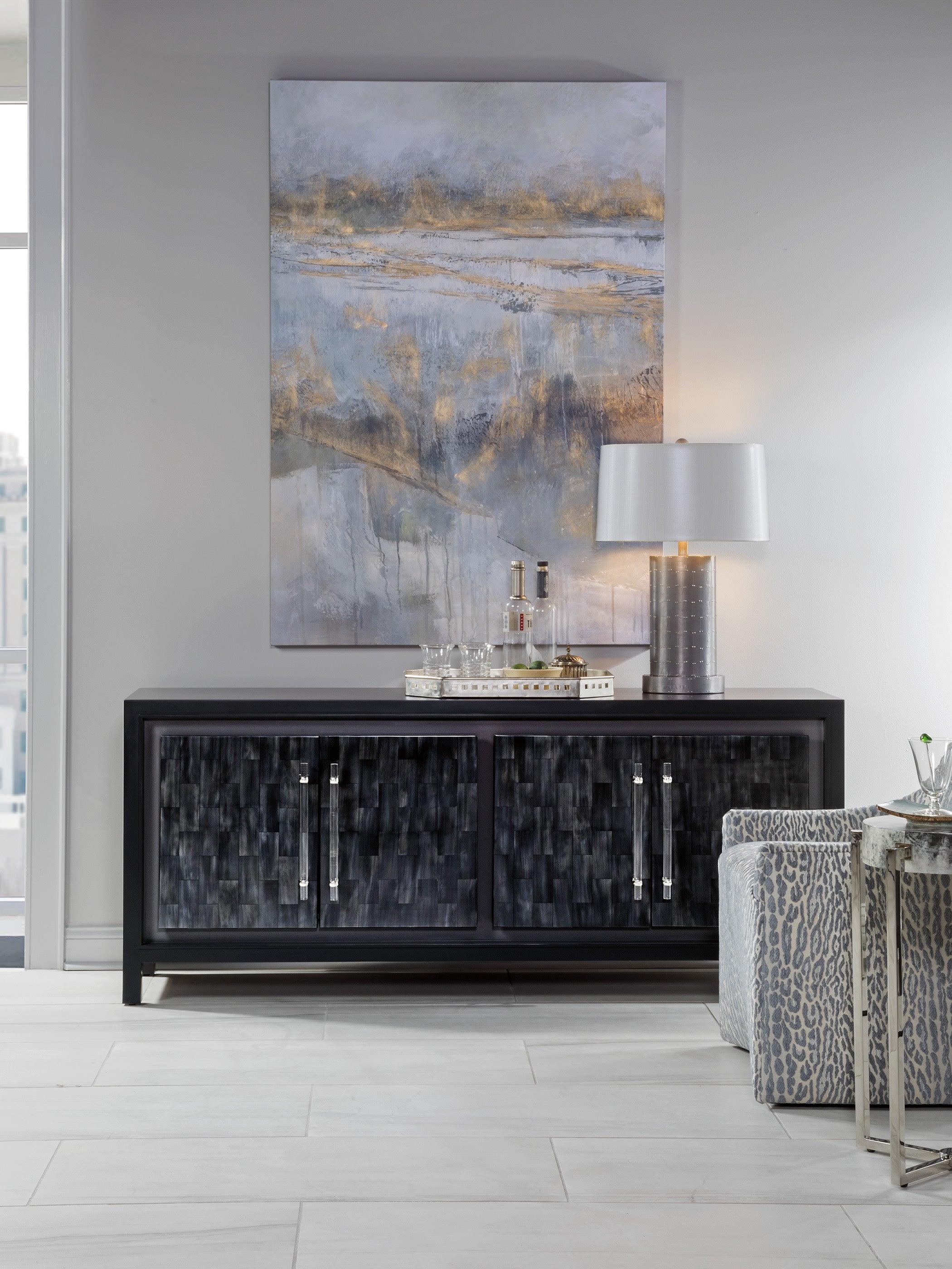 Signature Designs Elation Gray Media Console - Image 2