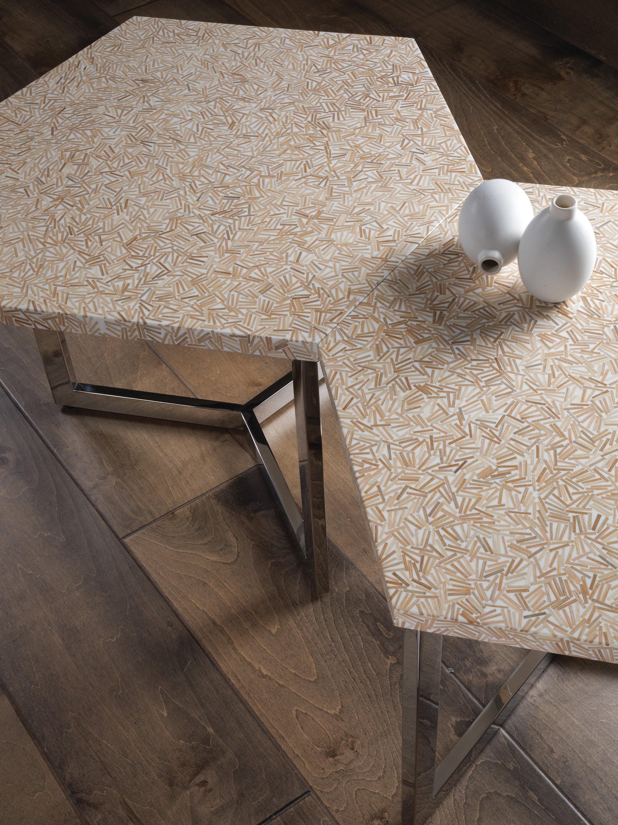 Signature Designs Inamorata Hexagonal Cluster Bunching Table - Image 3