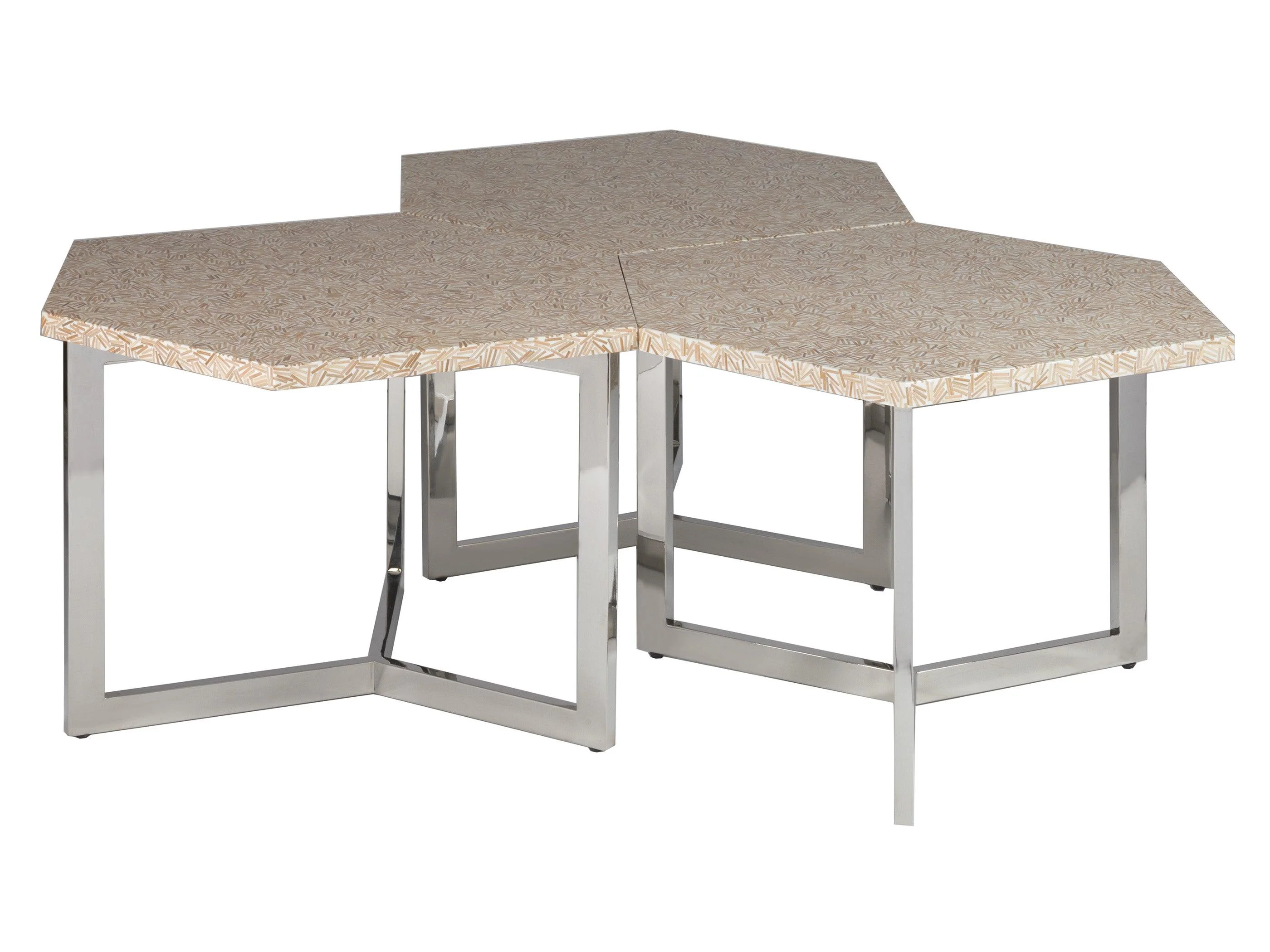 Signature Designs Inamorata Hexagonal Cluster Bunching Table - Image 4