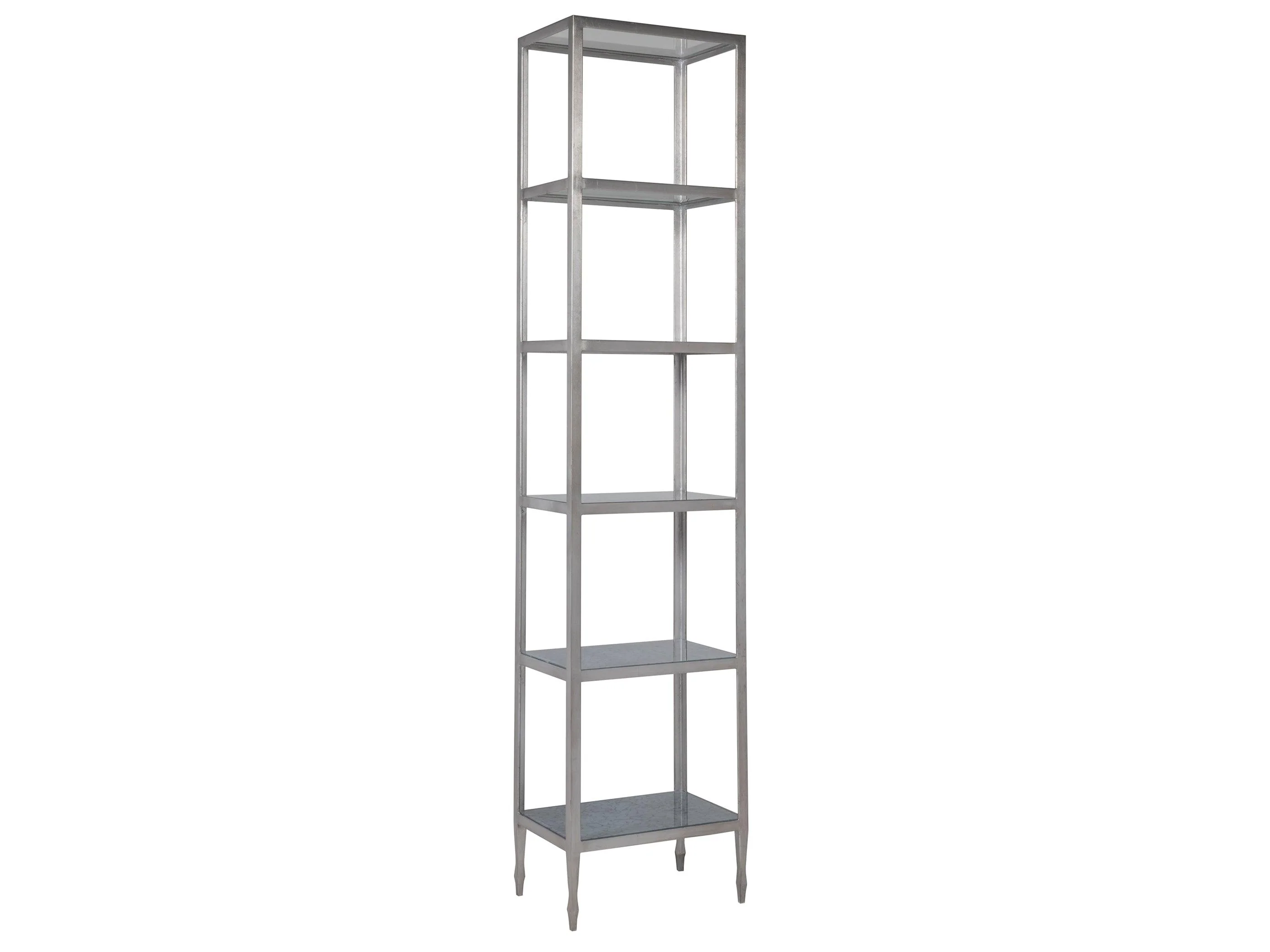 Signature Designs Sashay Silver Slim Etagere