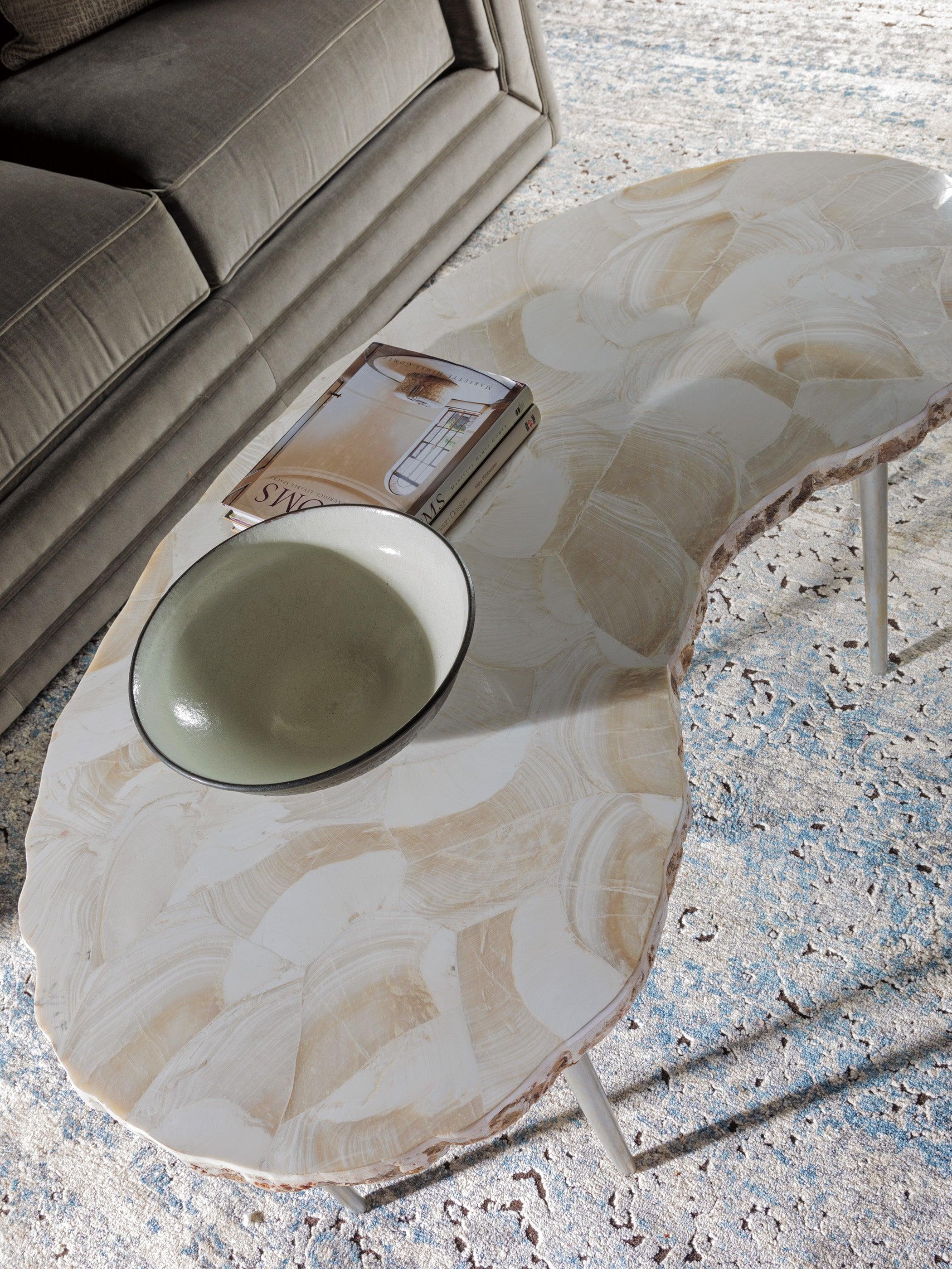 Signature Designs Seamount Kidney Cocktail Table - Image 3