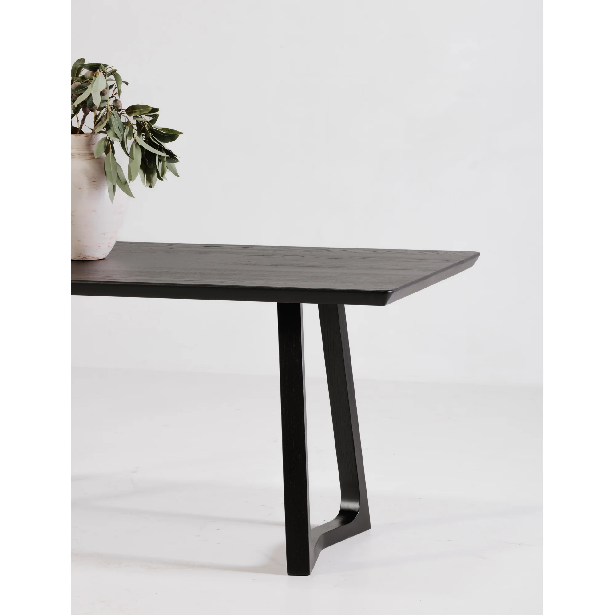 Silas Dining Table Black Ash - Image 2