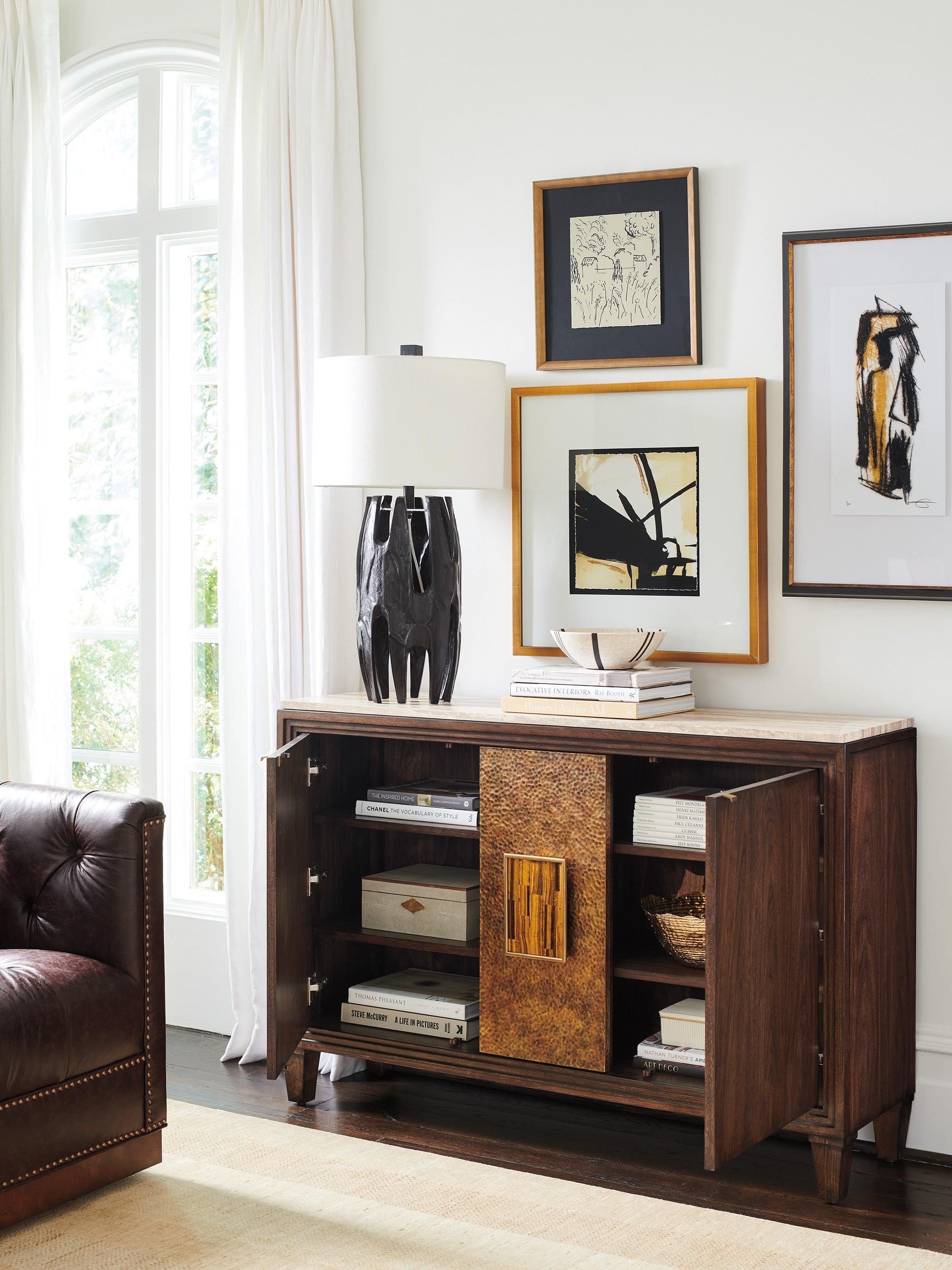 Silverado Santa Clara Hall Chest With Stone Top - Image 3