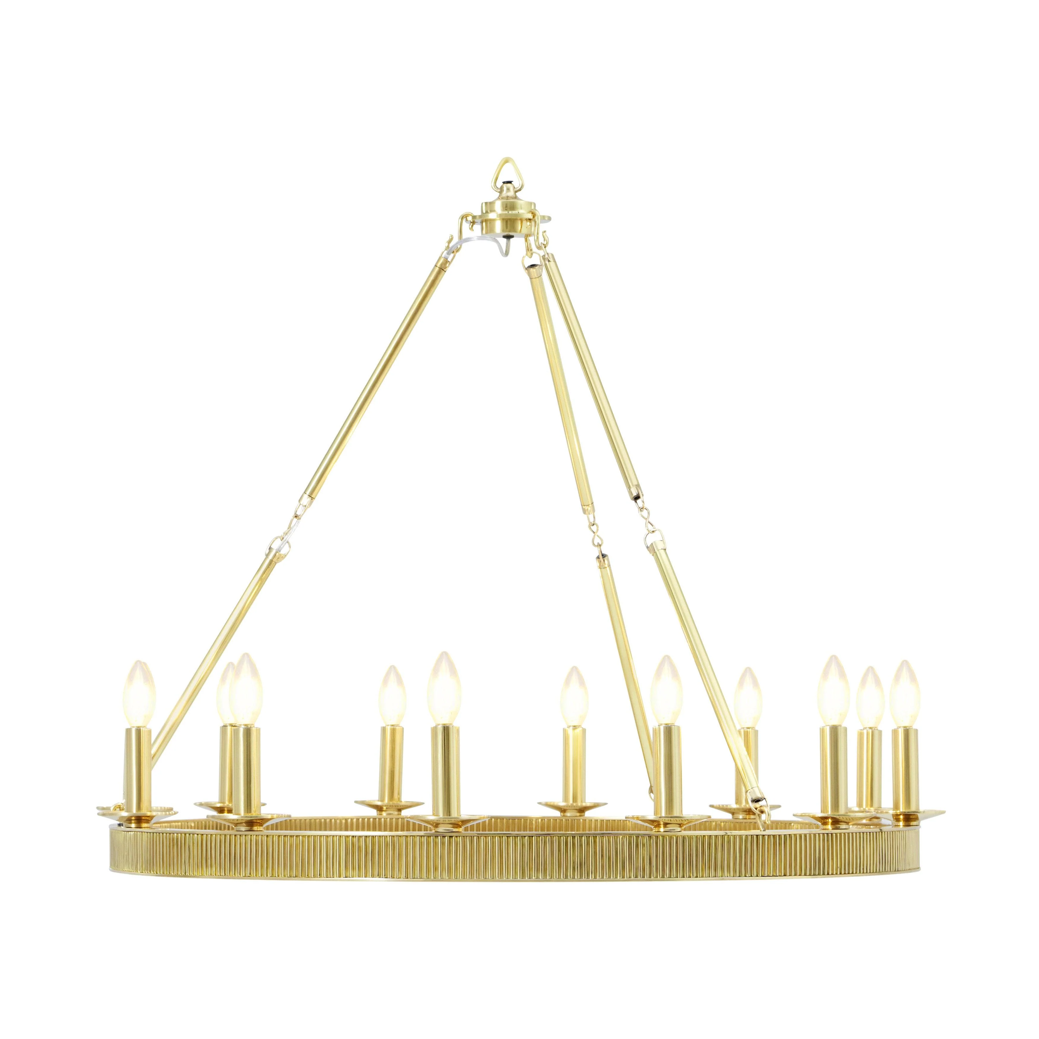Simon Grande Round 12 Light Chandelier - Image 2