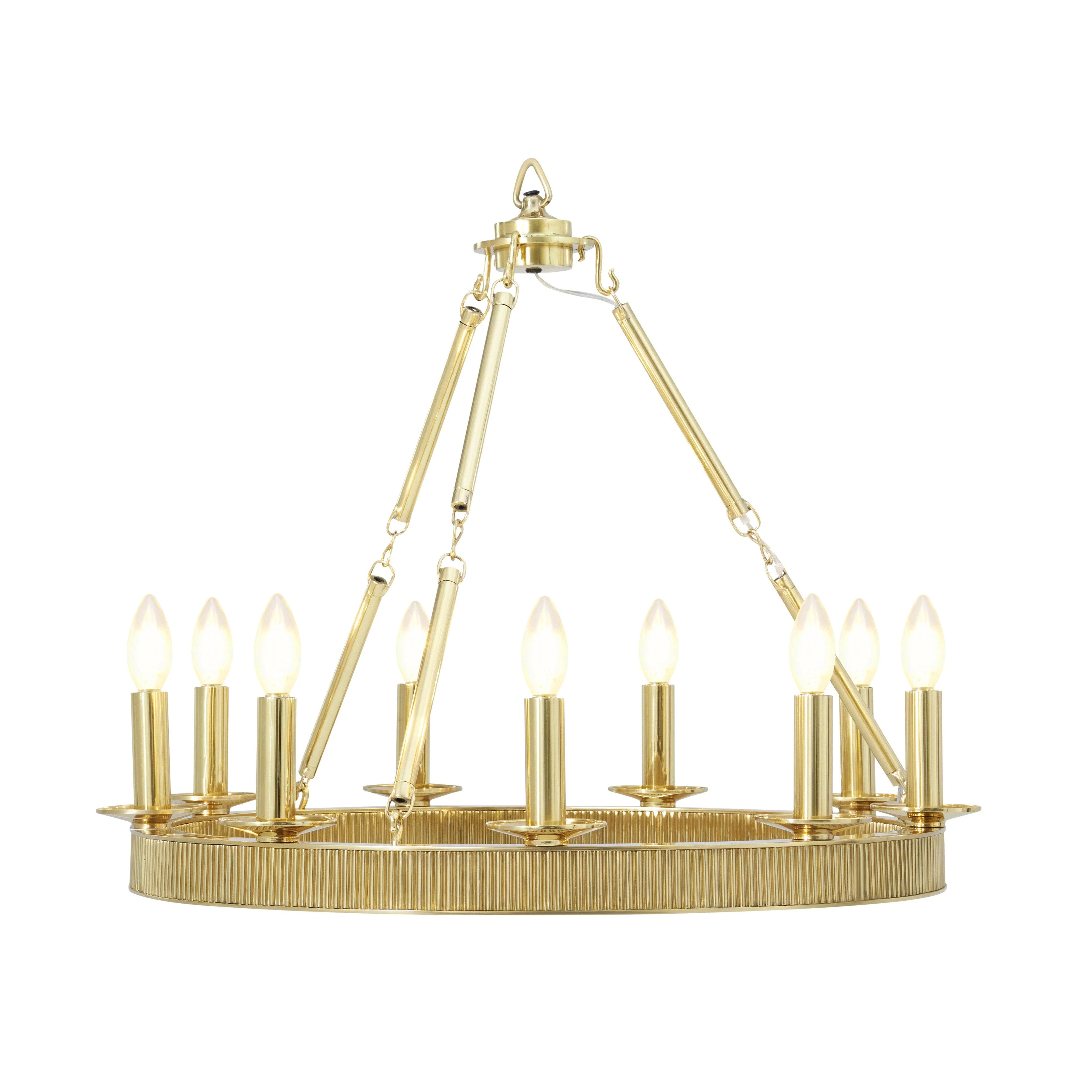 Simon Media Round 9 Light Chandelier - Image 2
