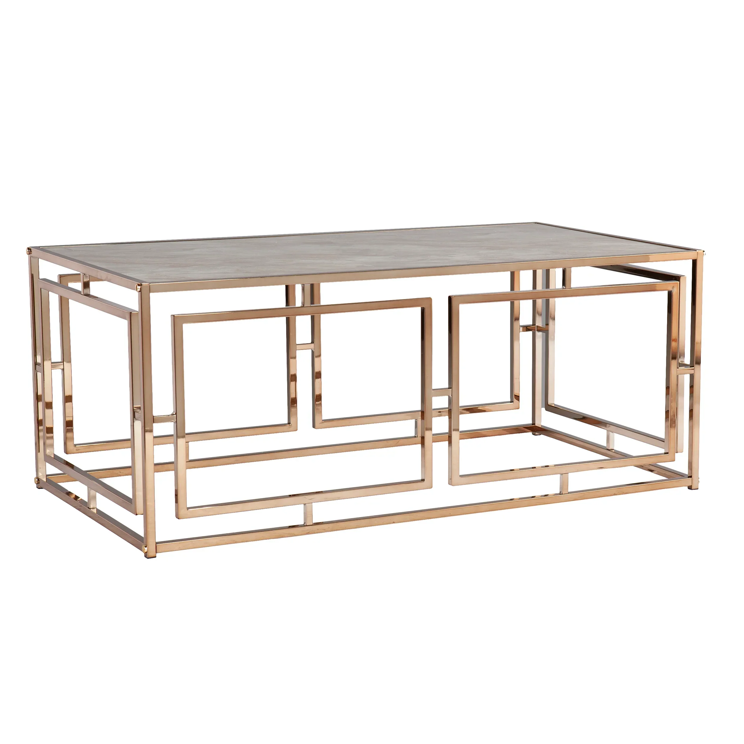 Simondley Faux Marble Cocktail Table - Image 4