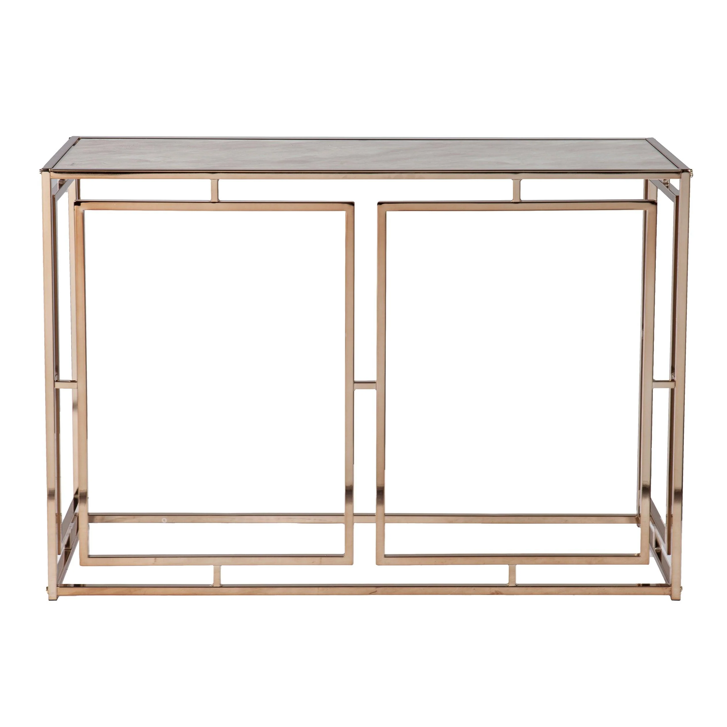 Simondley Faux Marble Console Table - Image 4