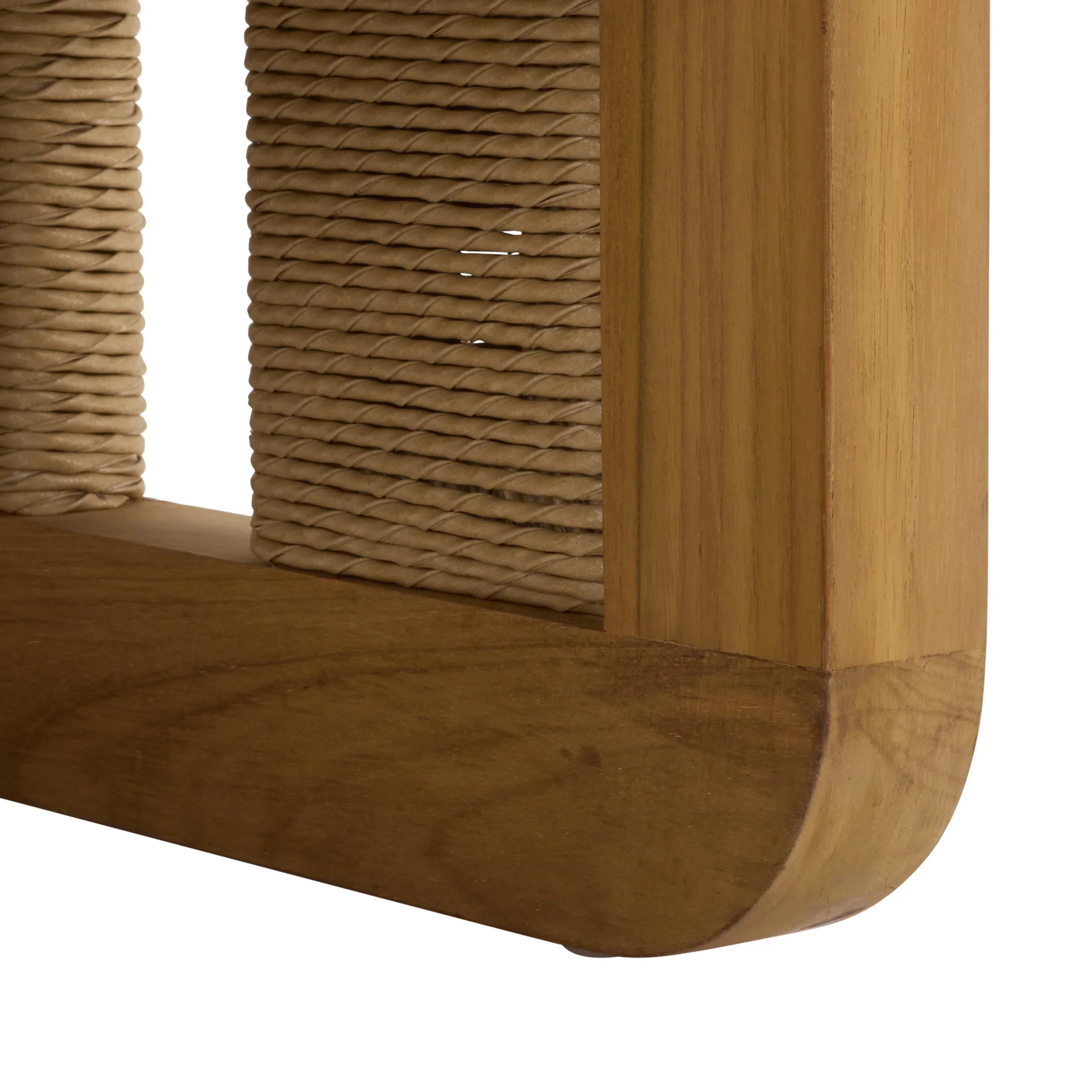 Skipper Teak And Hyacinth Patio Sofa - Image 11