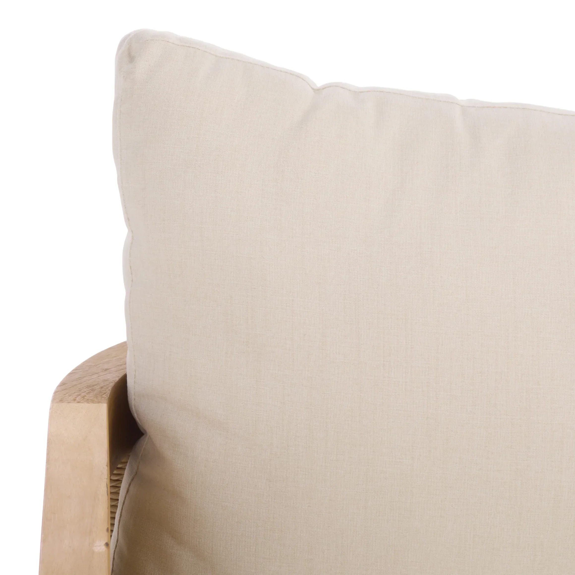 Skipper Teak And Hyacinth Patio Sofa - Image 4