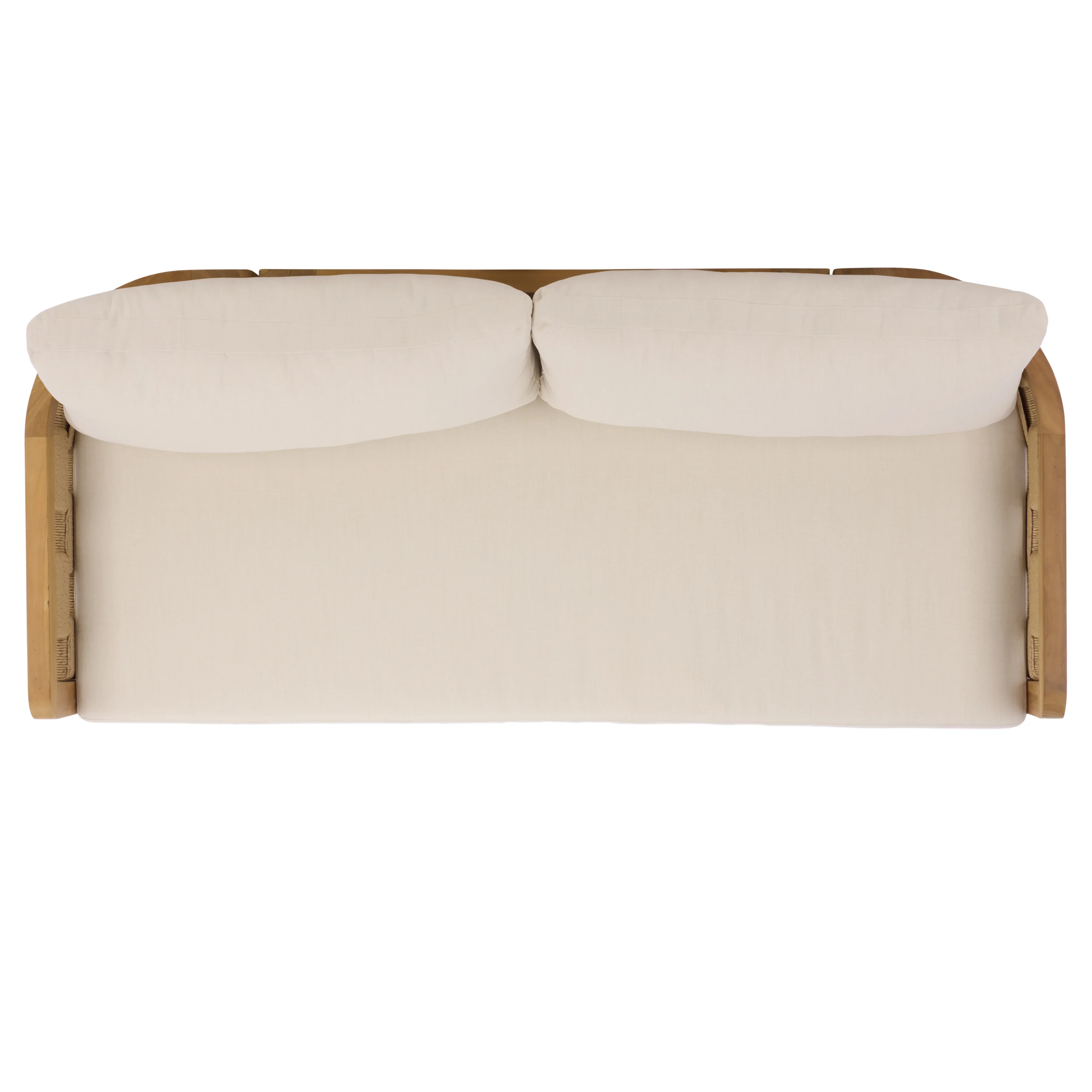 Skipper Teak And Hyacinth Patio Sofa - Image 9
