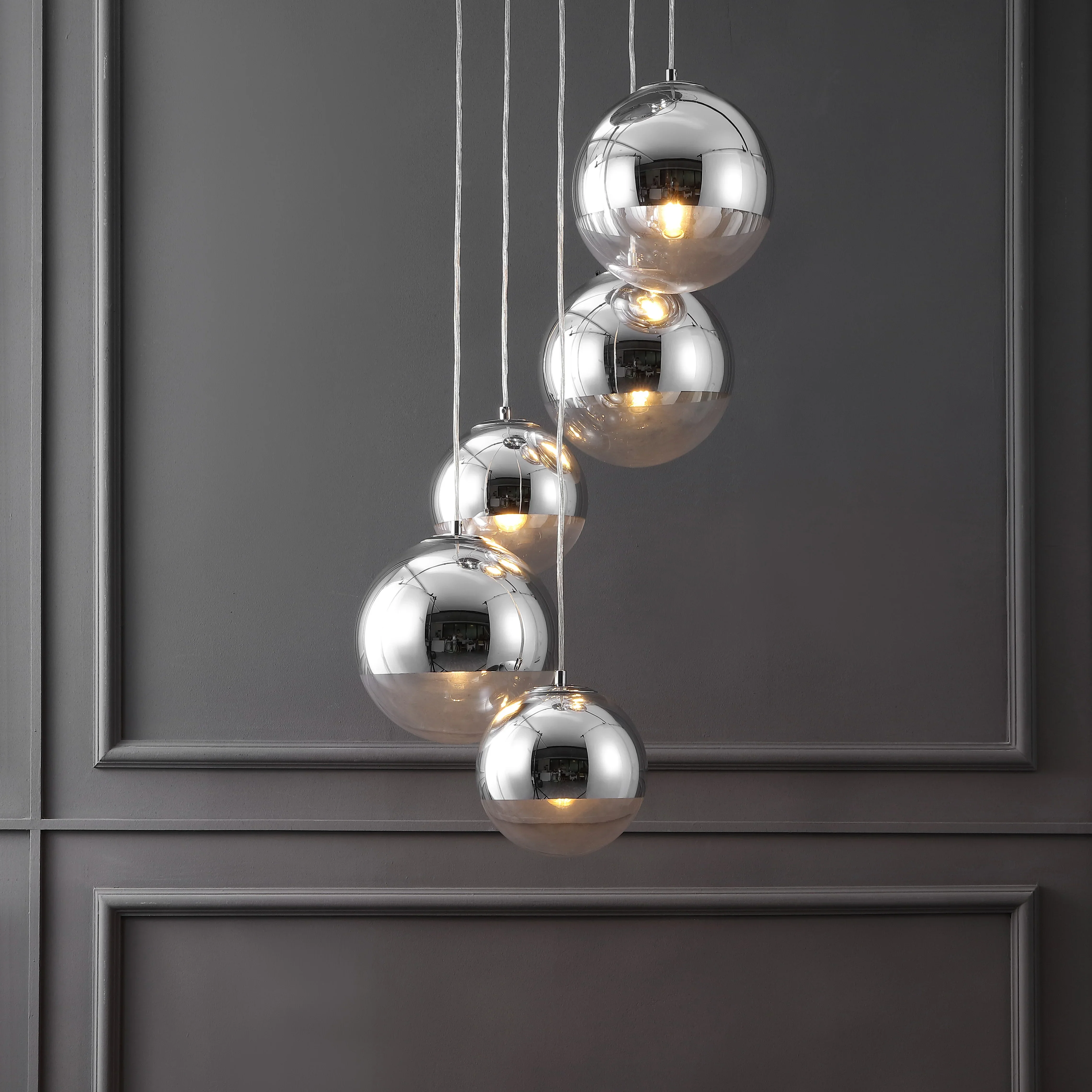 Skylina Metal 5 Light Chandelier - Image 13