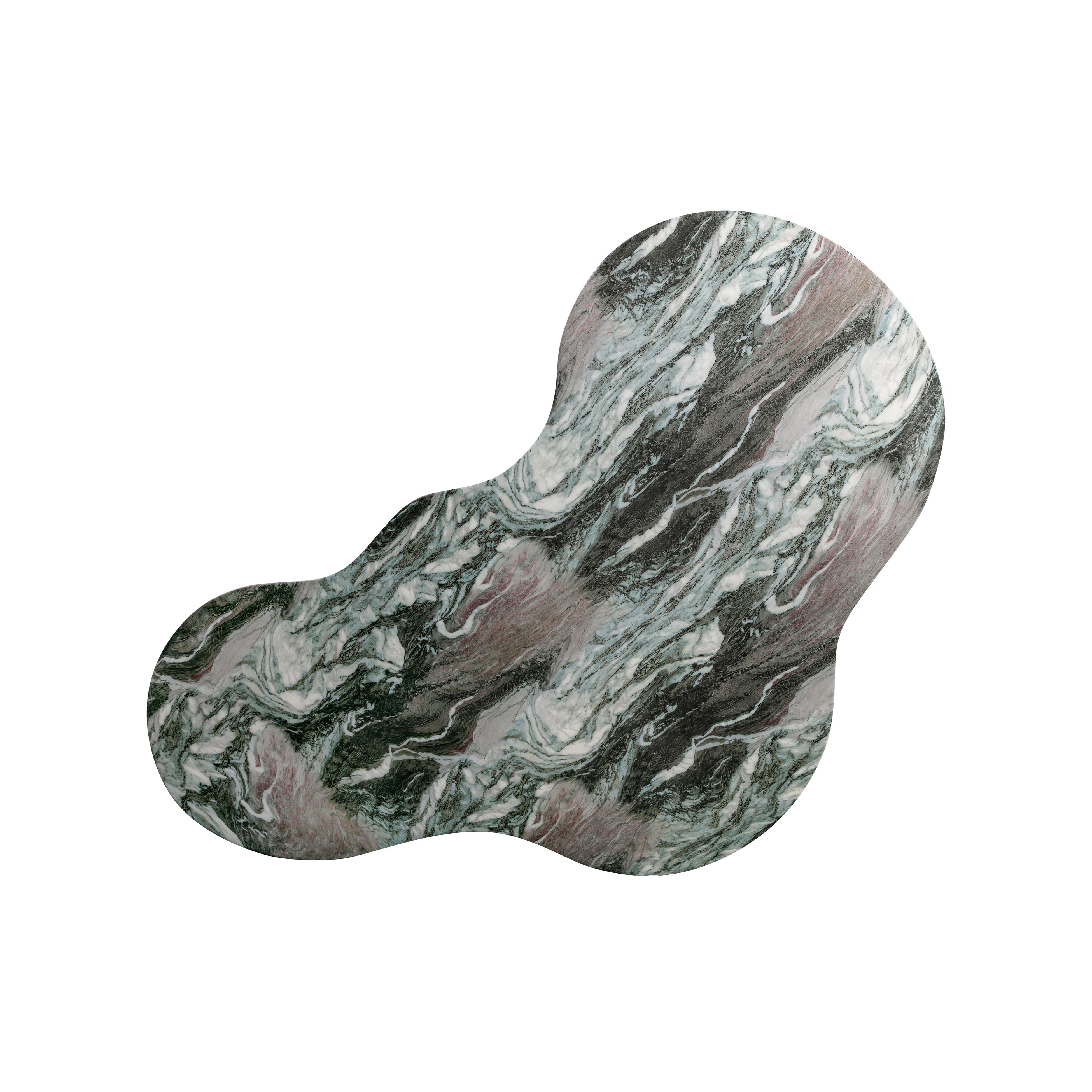 Slab Grey/Blush Faux Marble Coffee Table - Image 3
