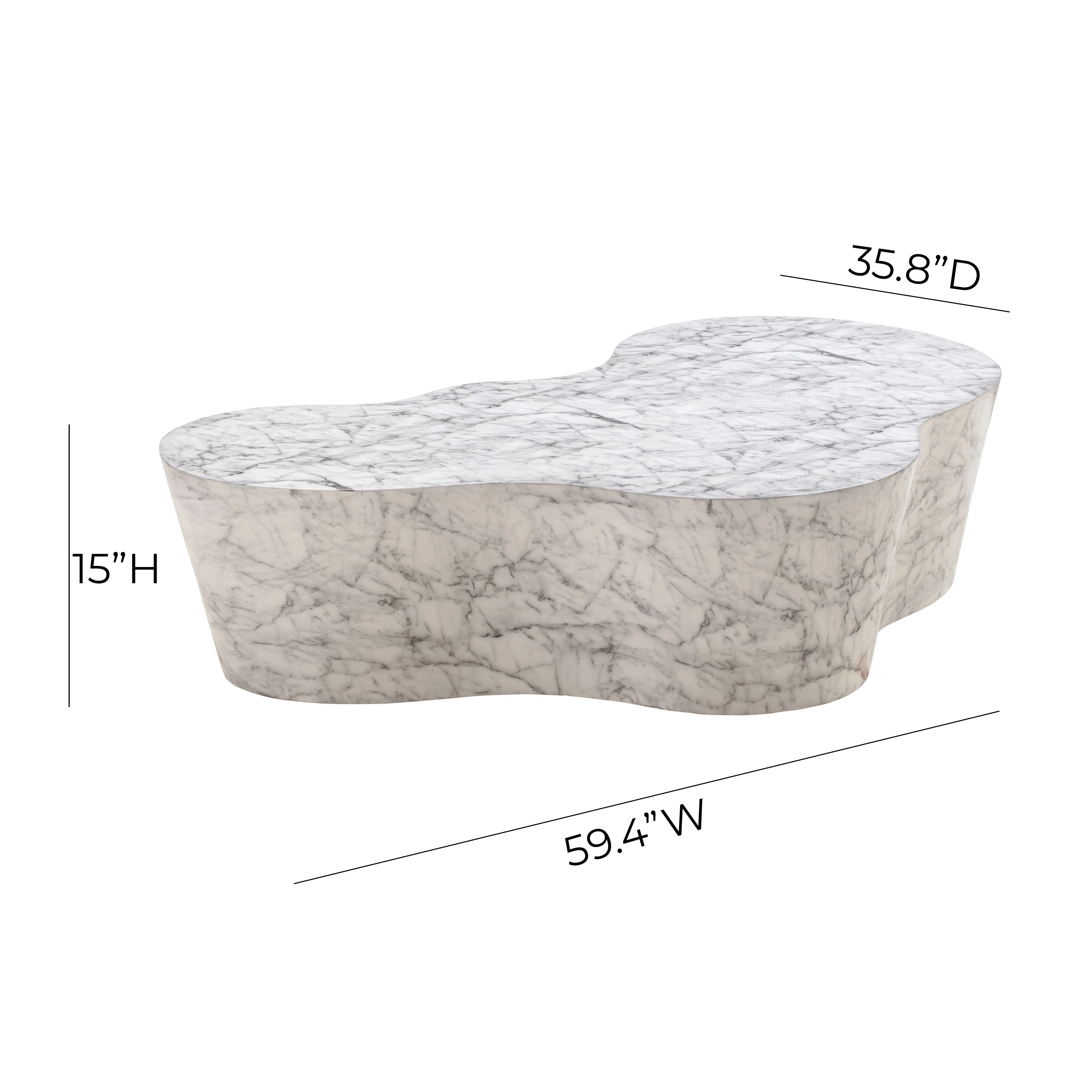 Slab Marble Coffee Table - Image 7