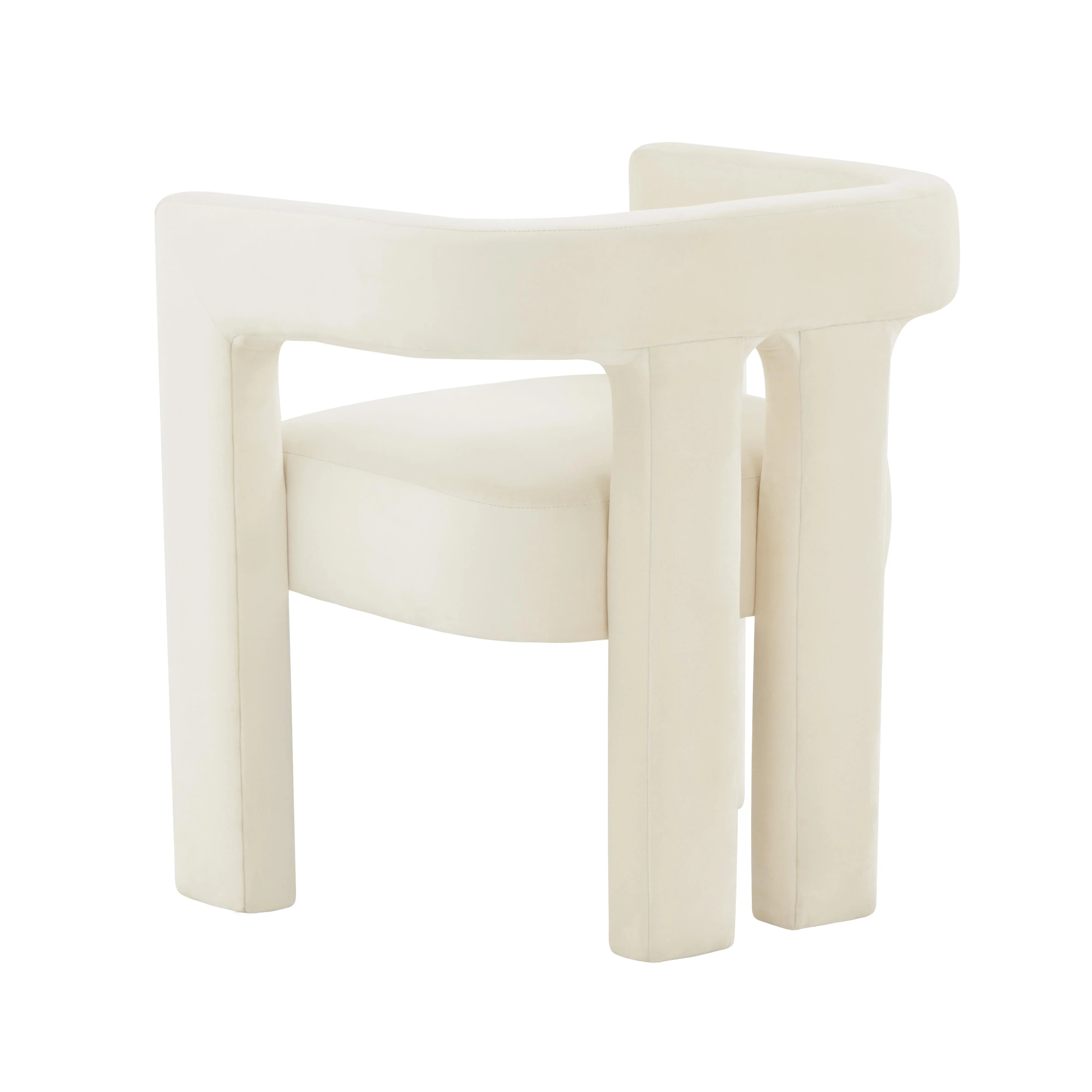 Sloane Cream Velvet Chair - Image 4