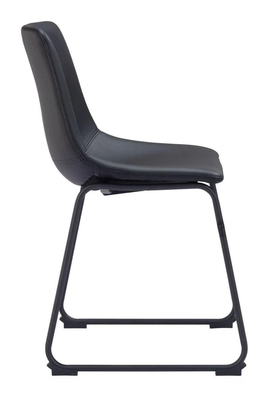 Smart Dg Chair (Set of 2) Black - Image 4