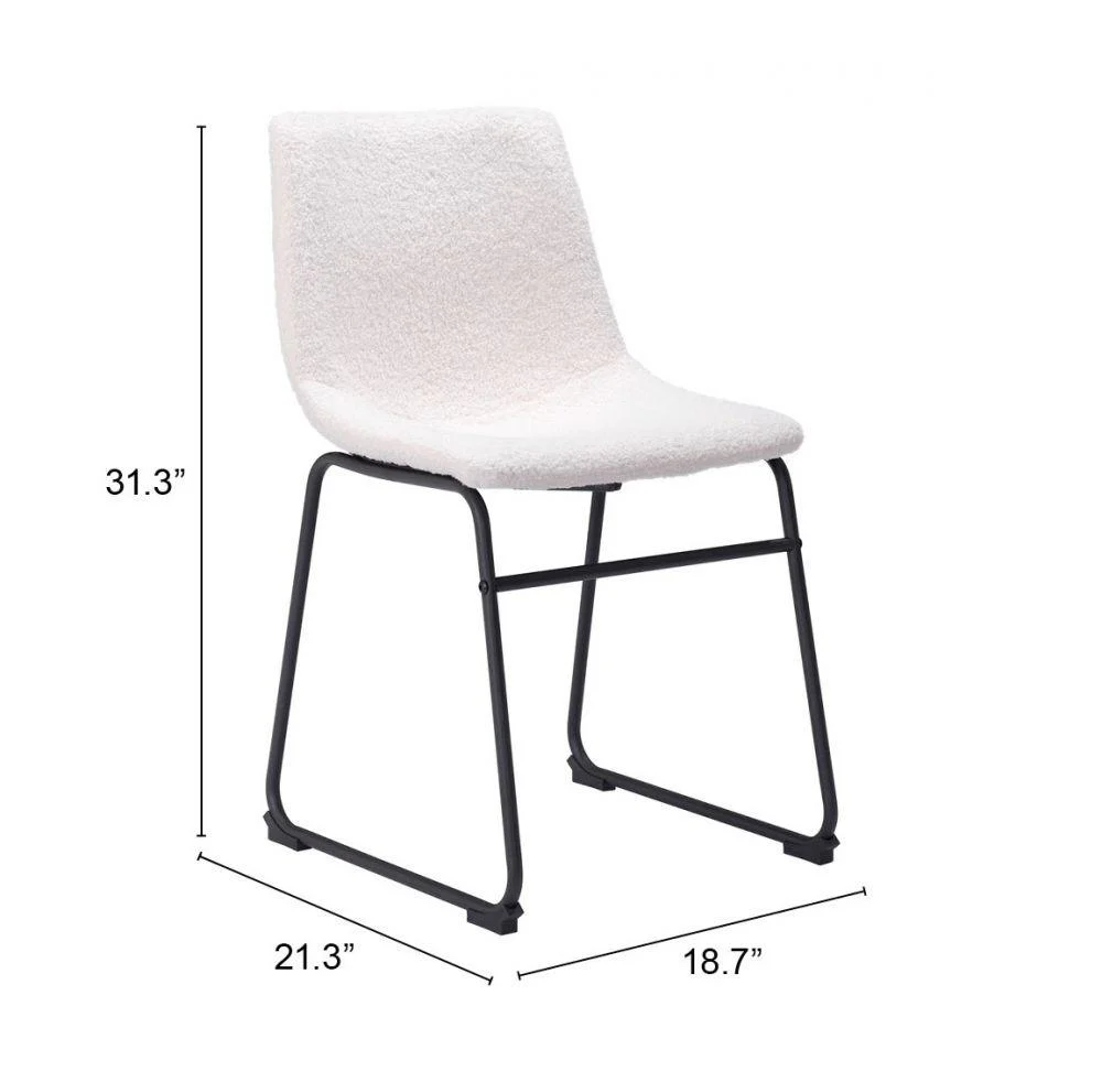 Smart Dg Chair (Set of 2) Ivory - Image 12