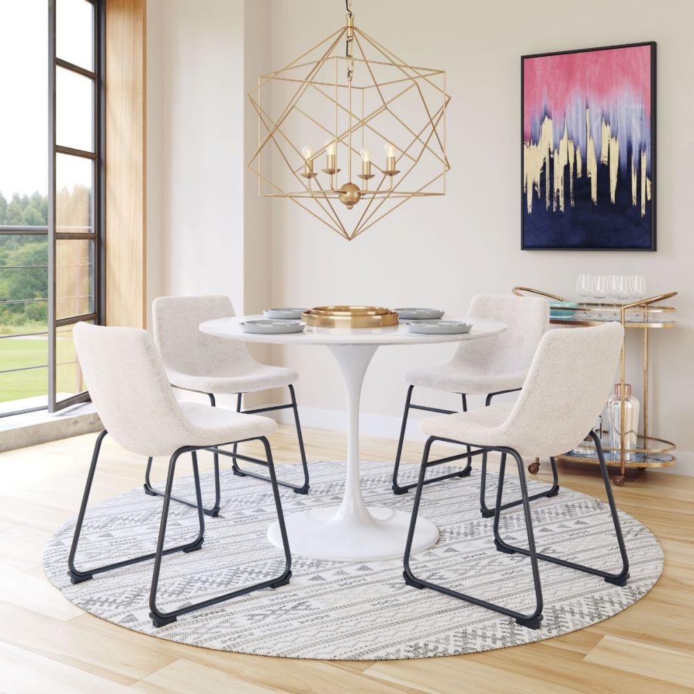 Smart Dg Chair (Set of 2) Ivory - Image 4