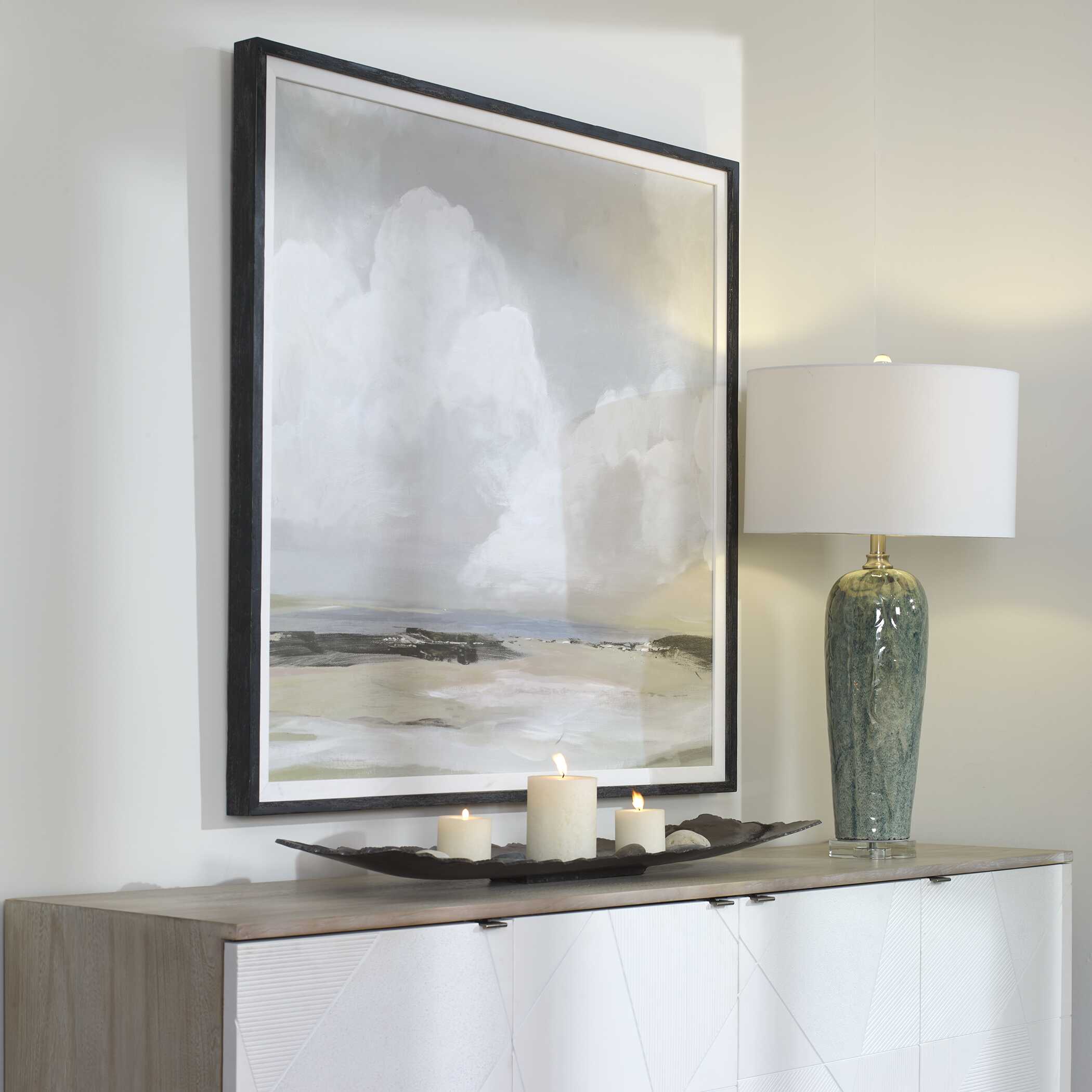 Soft Clouds Framed Print - Image 3