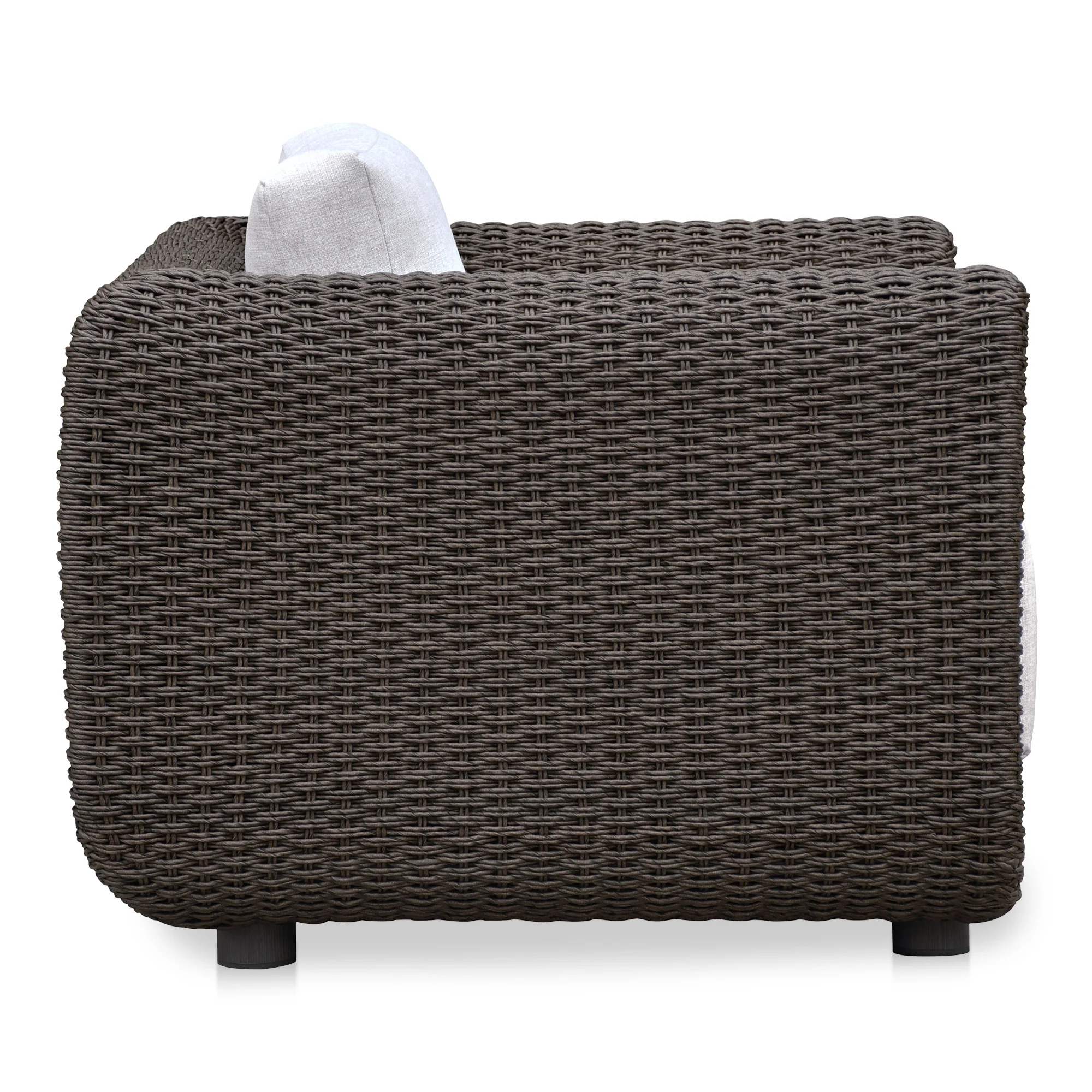 Soma Outdoor Accent Chair Dark Brown - Image 4