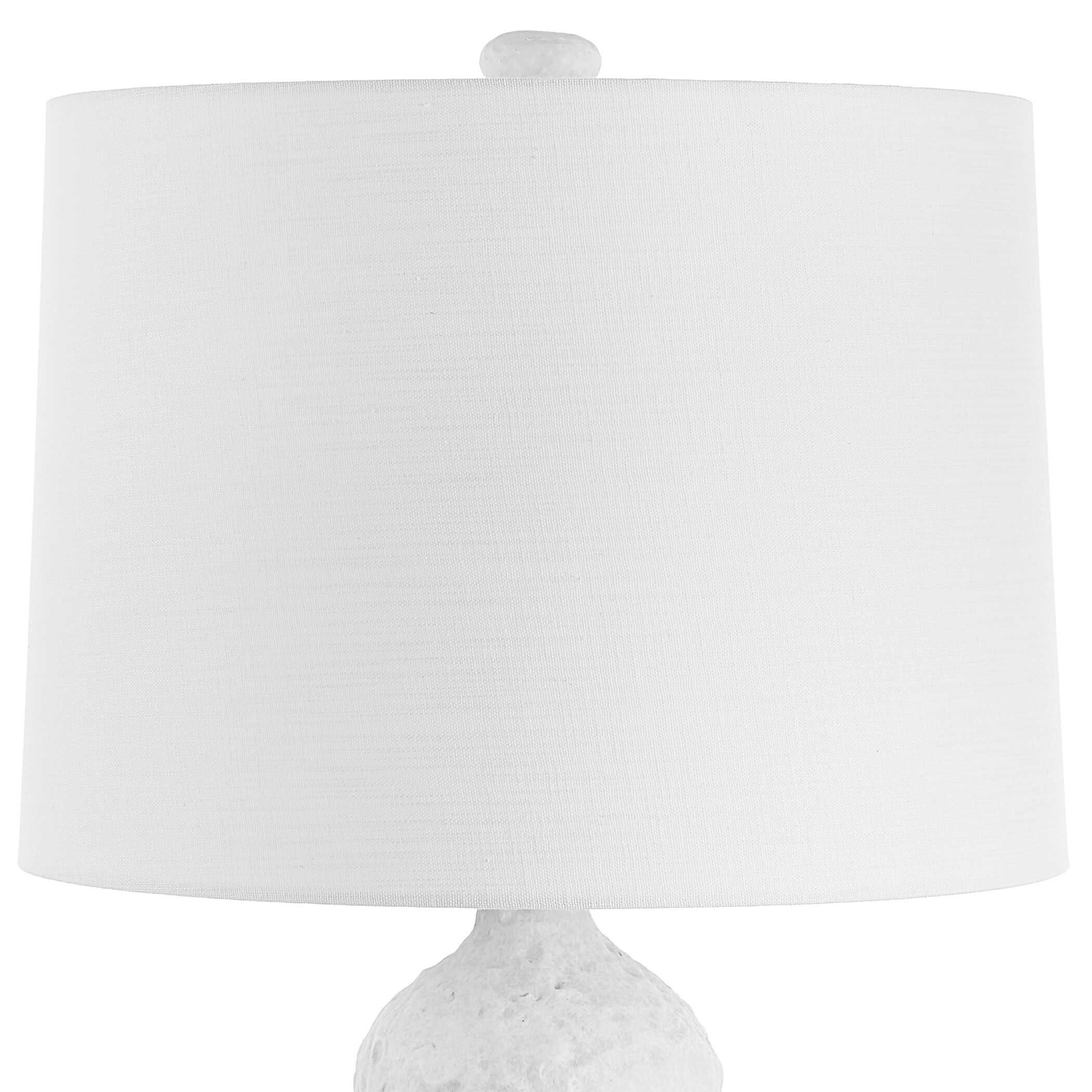 Sonata Textured White Table Lamp - Image 5