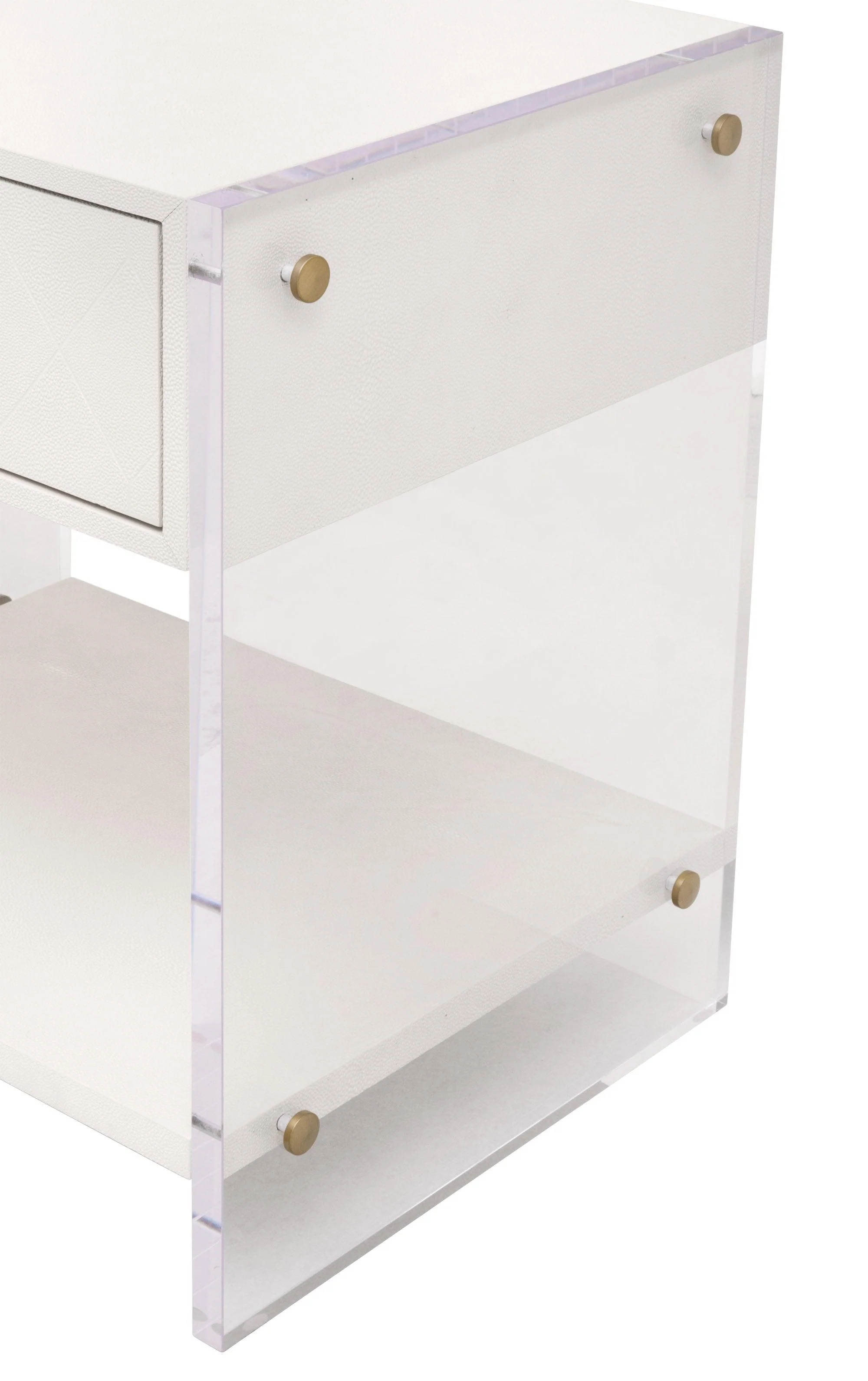 Sonia Shagreen 1-Drawer Nightstand - Image 4