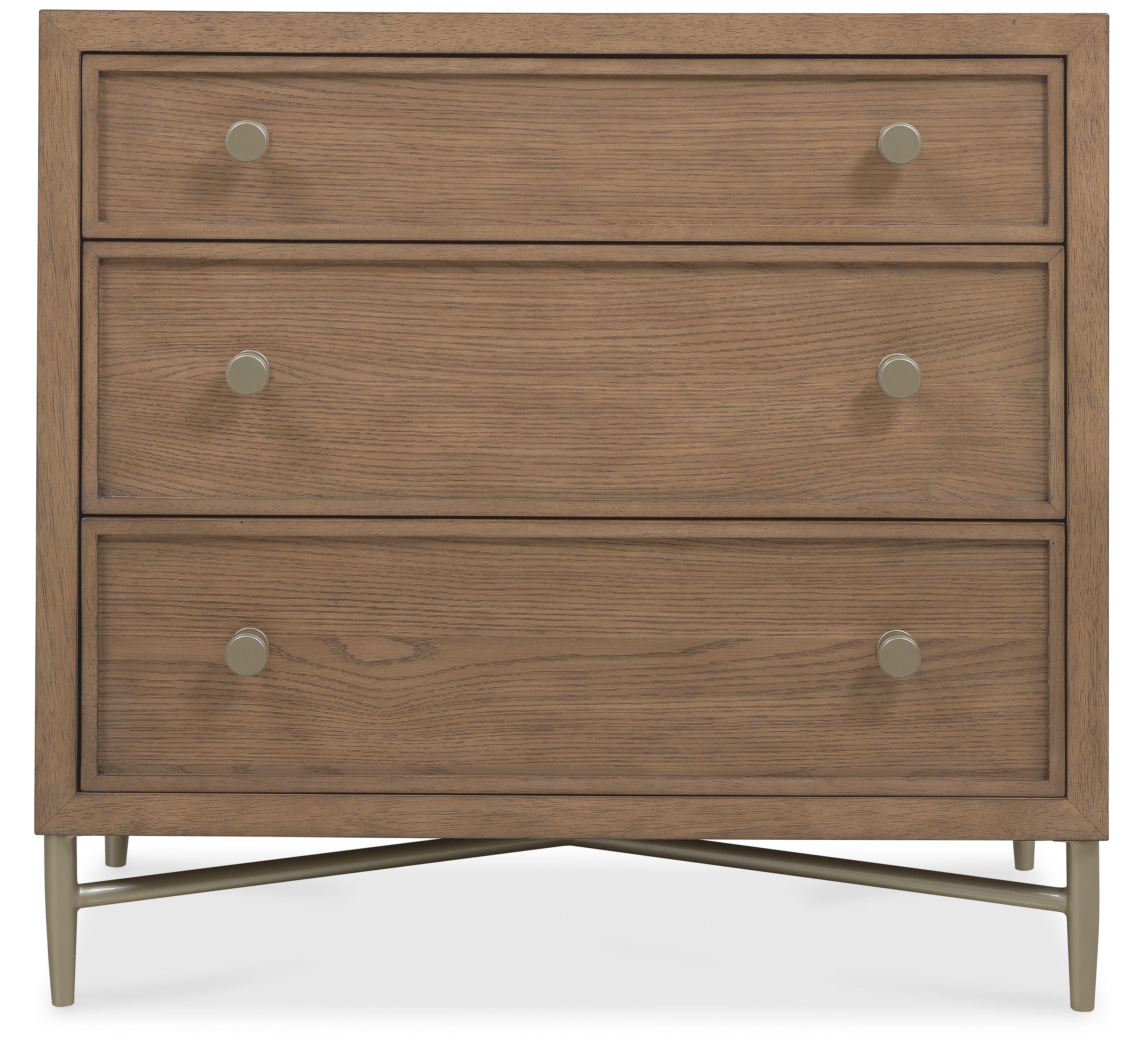 Sonnet Three-Drawer Nightstand - Image 4