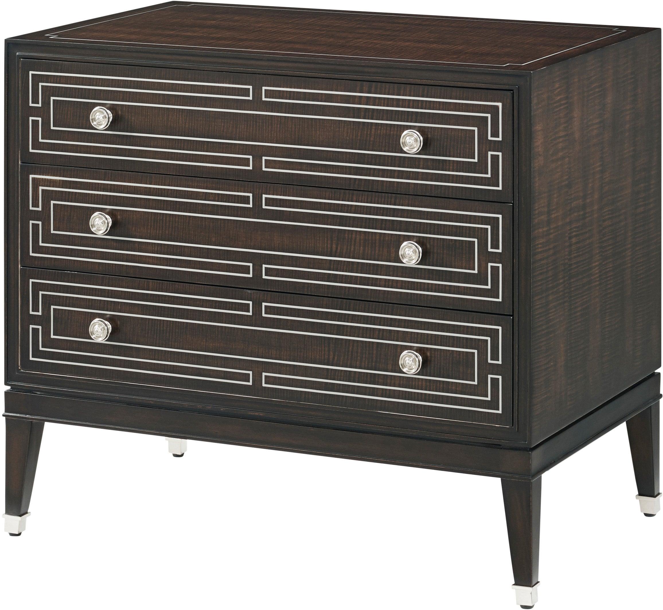 Spencer London 3-Drawer Nightstand - Image 4