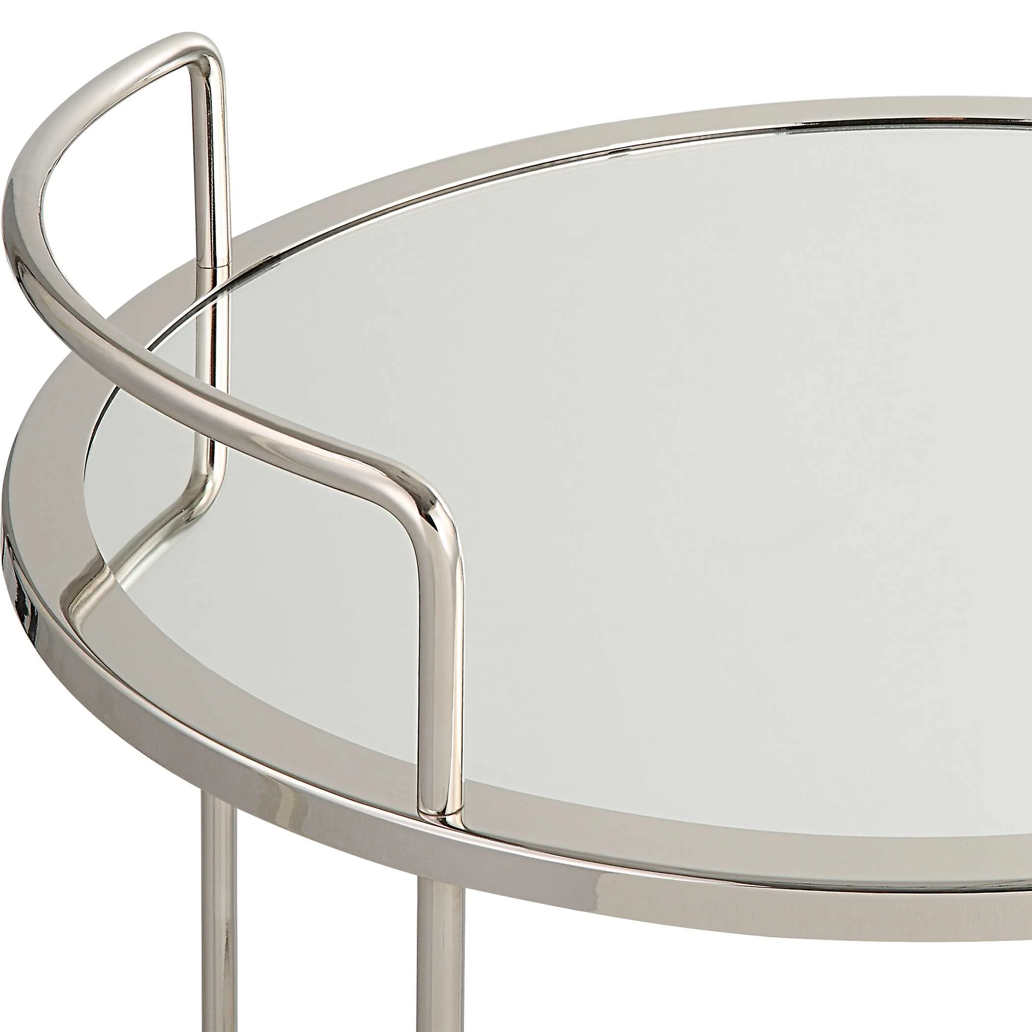 Spritz Chrome Bar Cart - Image 5