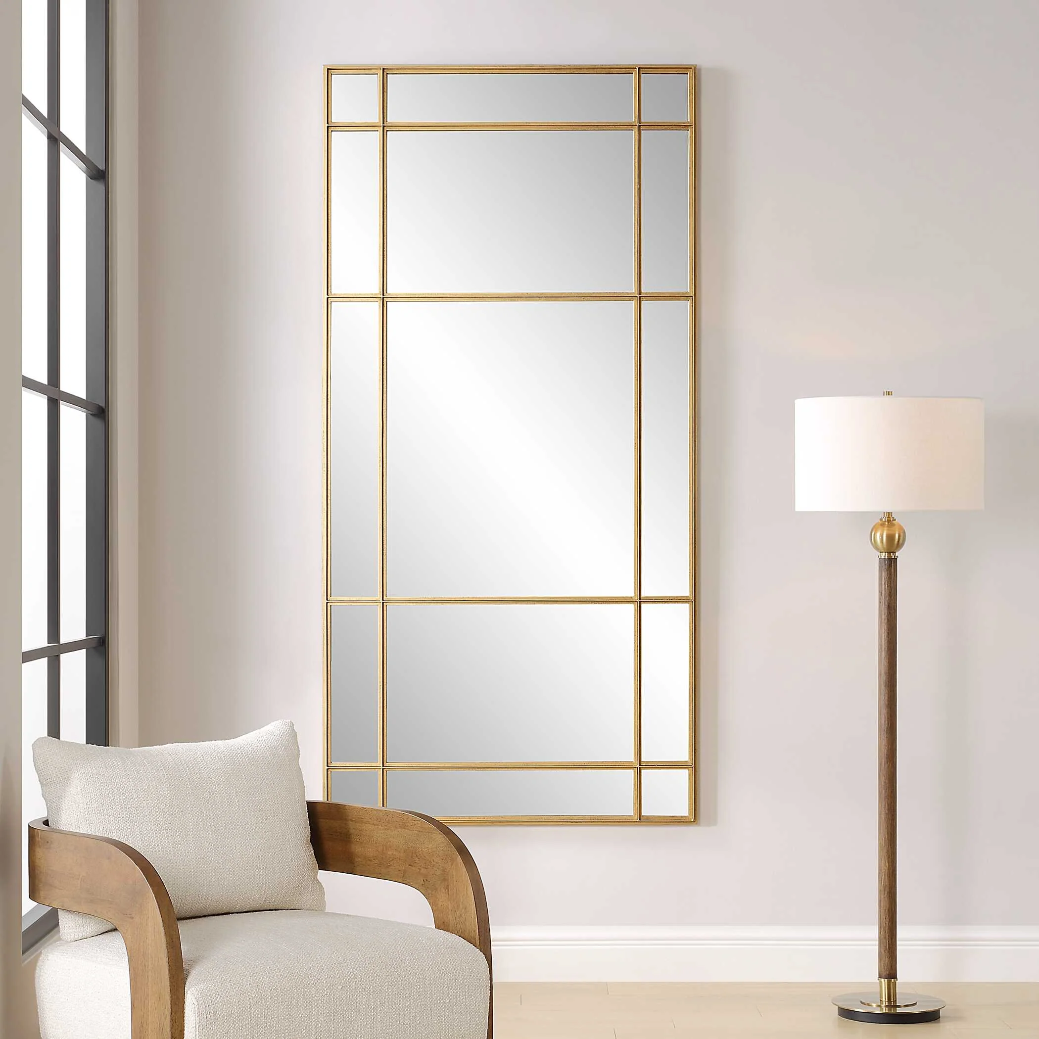 Spurgeon Gold Window Mirror - Image 2