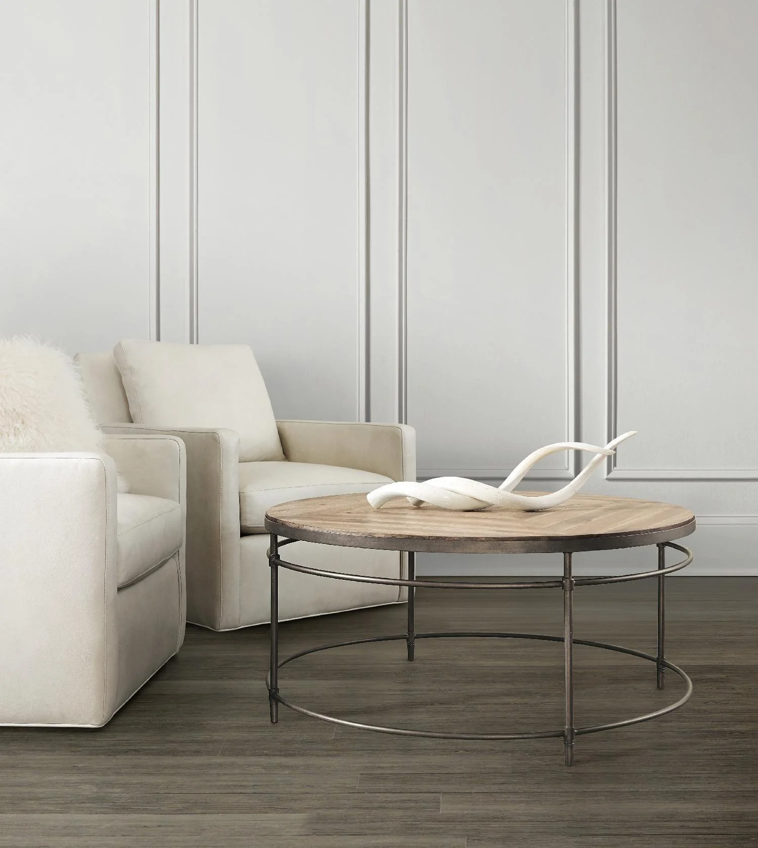St. Armand Round Cocktail Table - Image 3